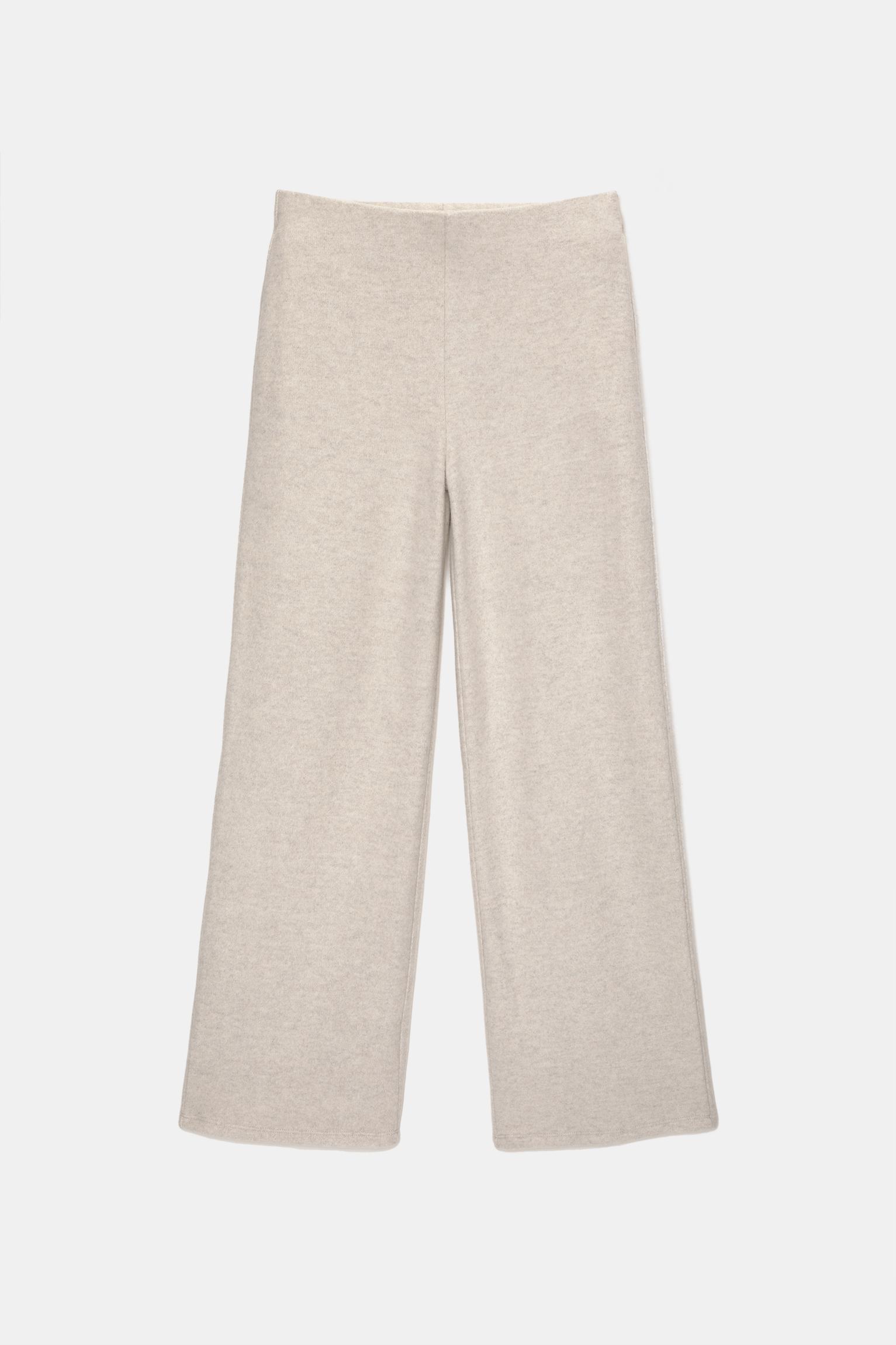 Wide-leg knit pants Product Image
