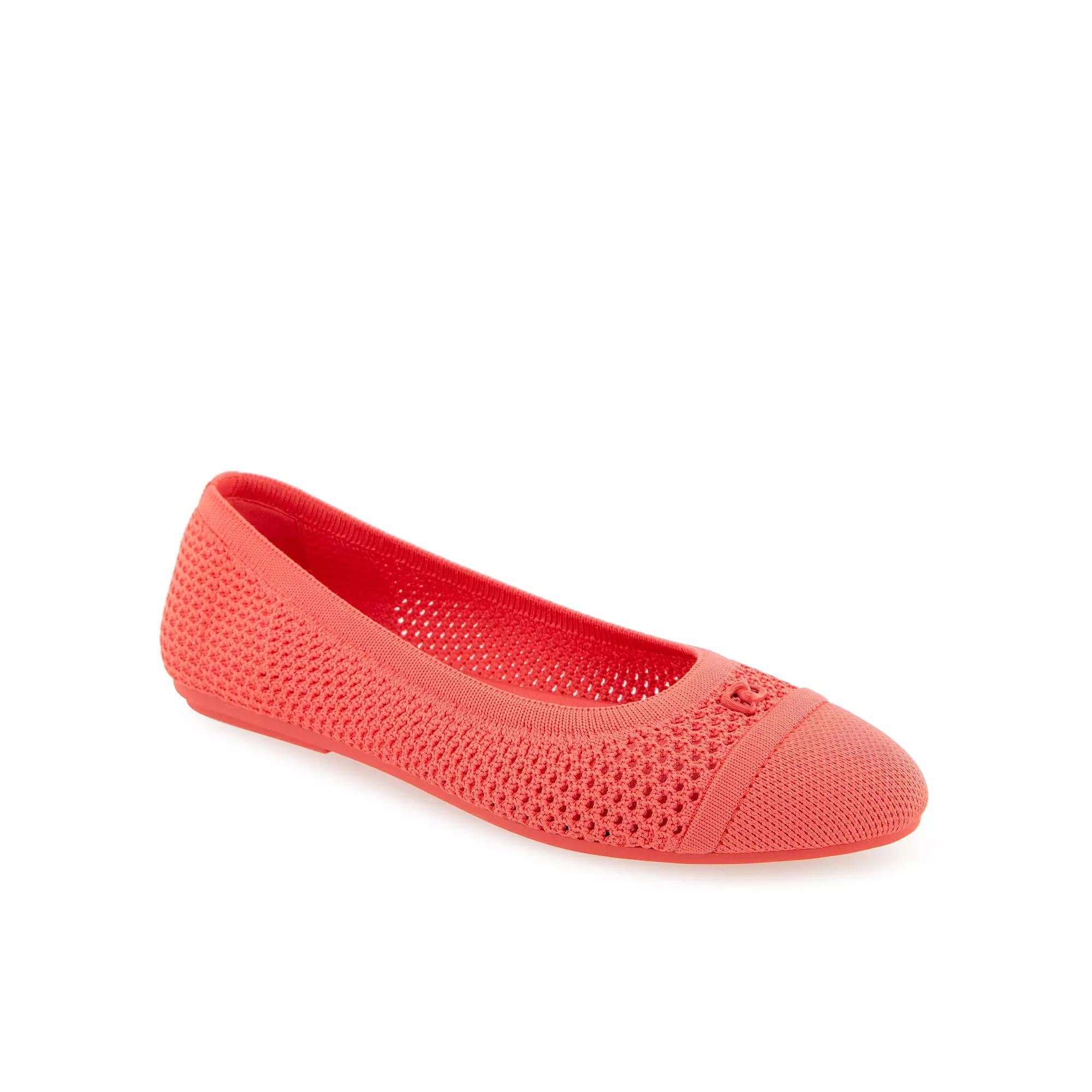 Aerosoles Annelie Women's Knit Ballet Flats, Size: 12 Wide, Pink Product Image