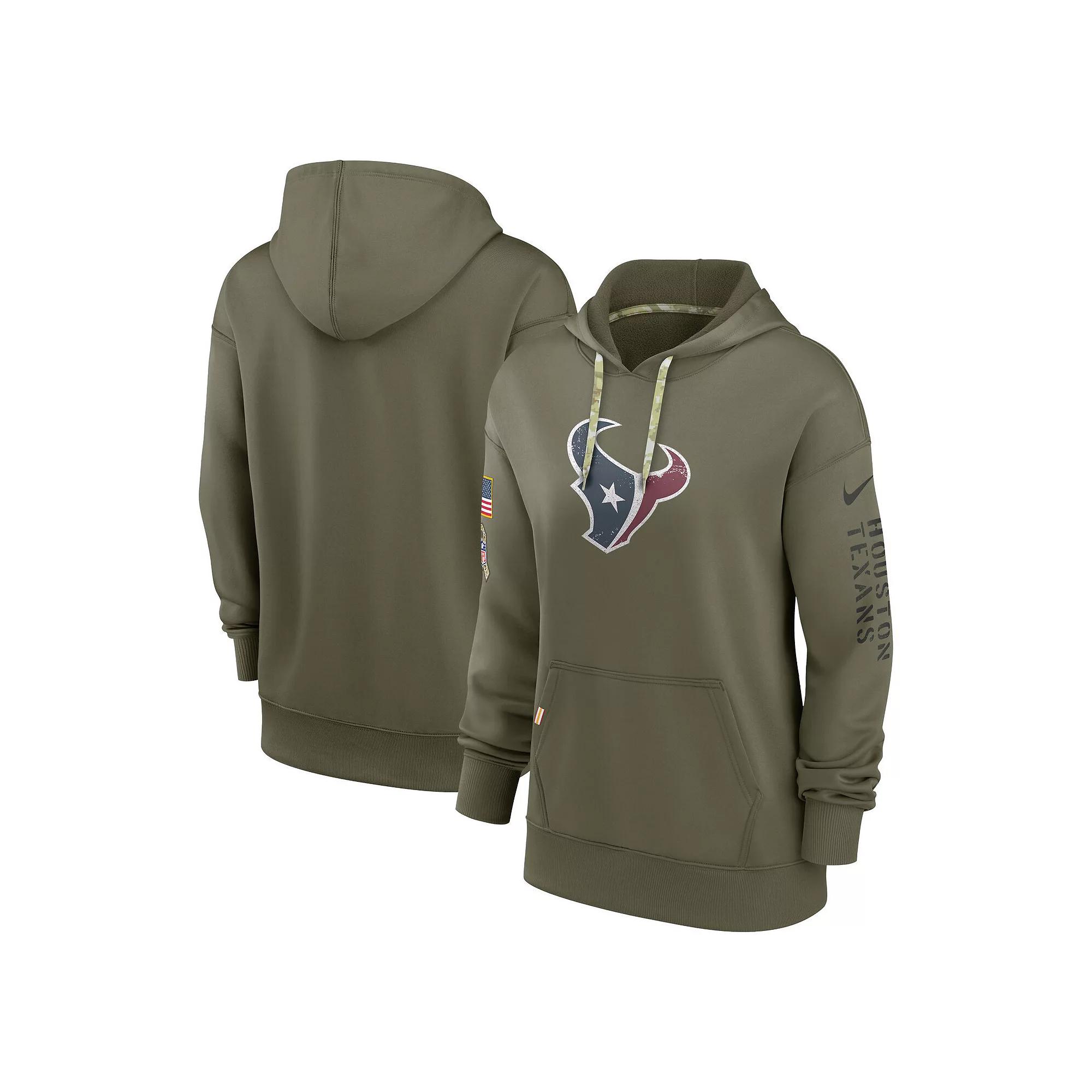 Women's Nike Olive Arizona Cardinals 2022 Salute To Service Performance Pullover Hoodie, Size: Small, Team Product Image