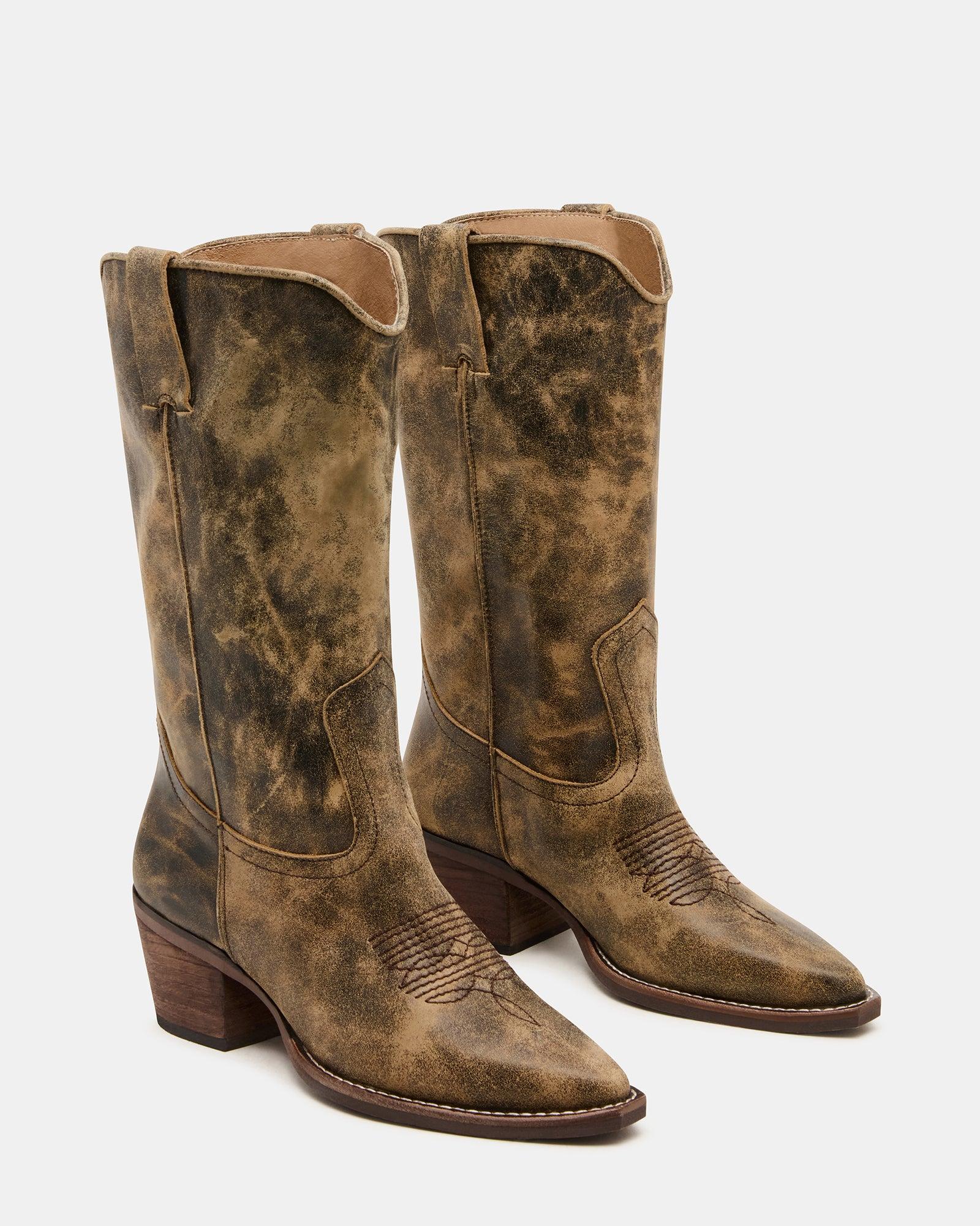 ALBANY BROWN DISTRESSED WIDE CALF Female Product Image