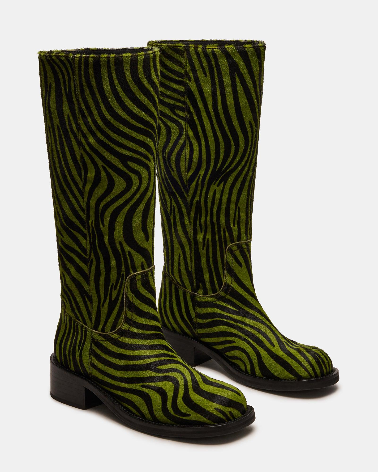 RIGGS GREEN ZEBRA PRINT Female Product Image