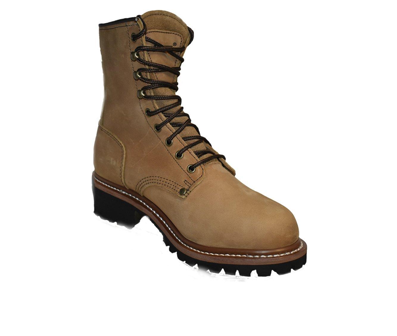 Men's AdTec 9" Waterproof Logger Work Boots Product Image