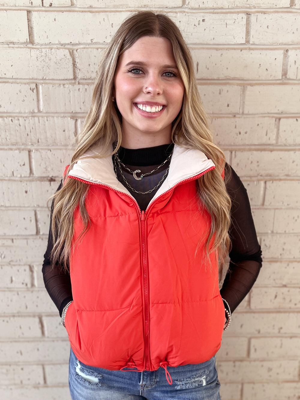 Woven Reversible Vest - Multiple Colors* Product Image