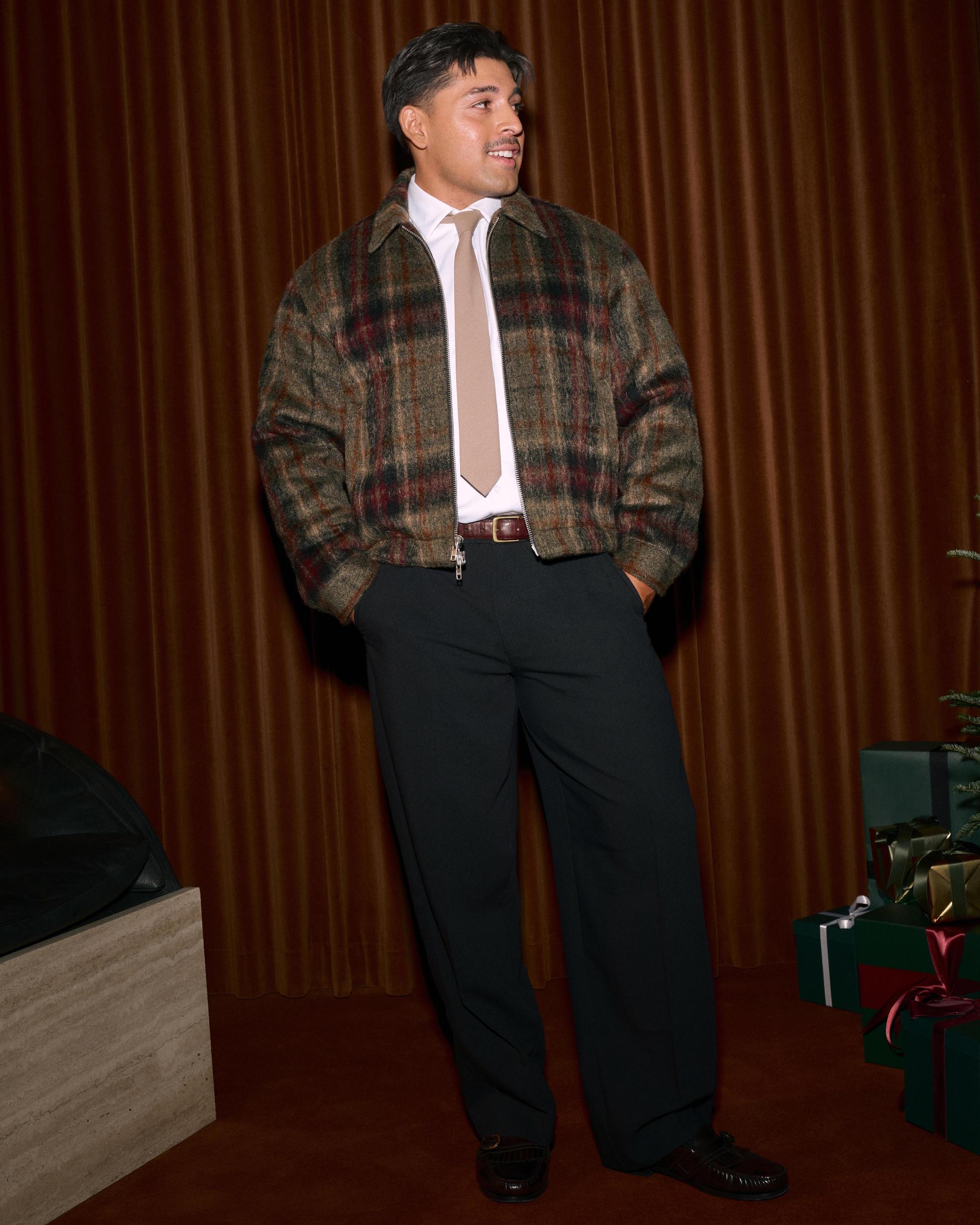 Cropped Dressy Zip Jacket Product Image