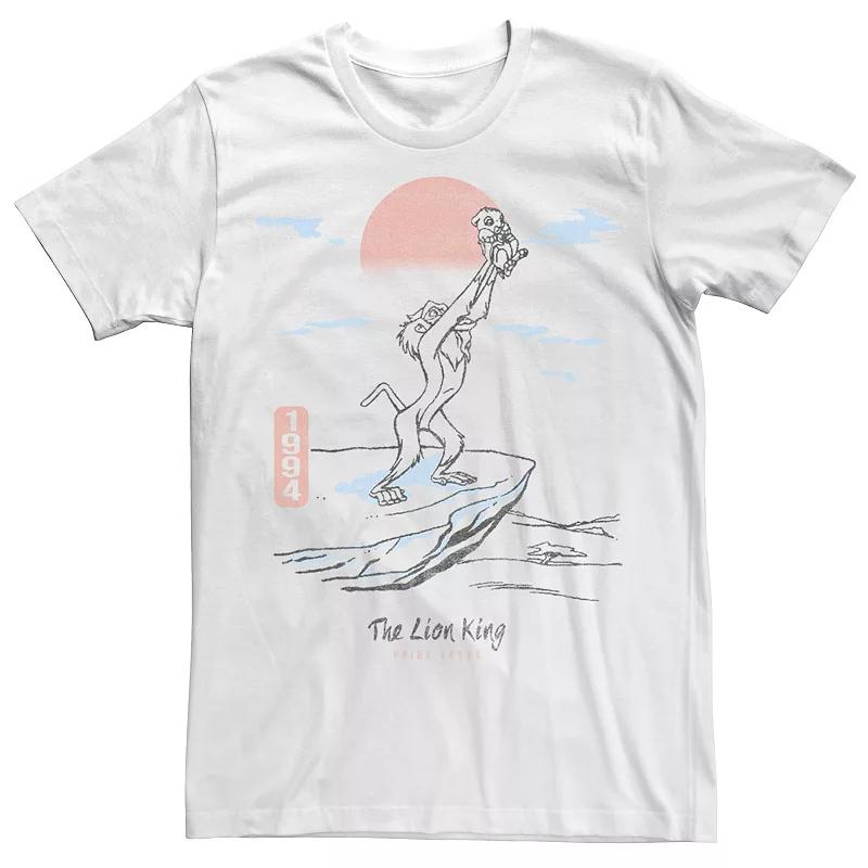 Disney's The Lion King Rafiki And Simba Men's Tee,  Product Image