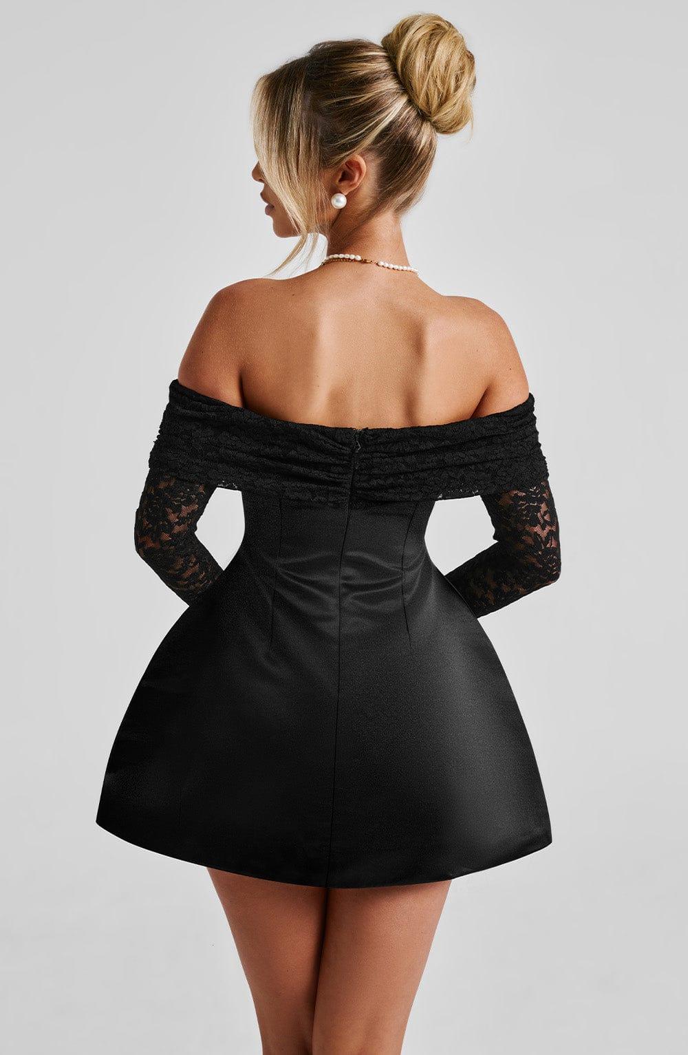 Georgianna Mini Dress - Black Product Image