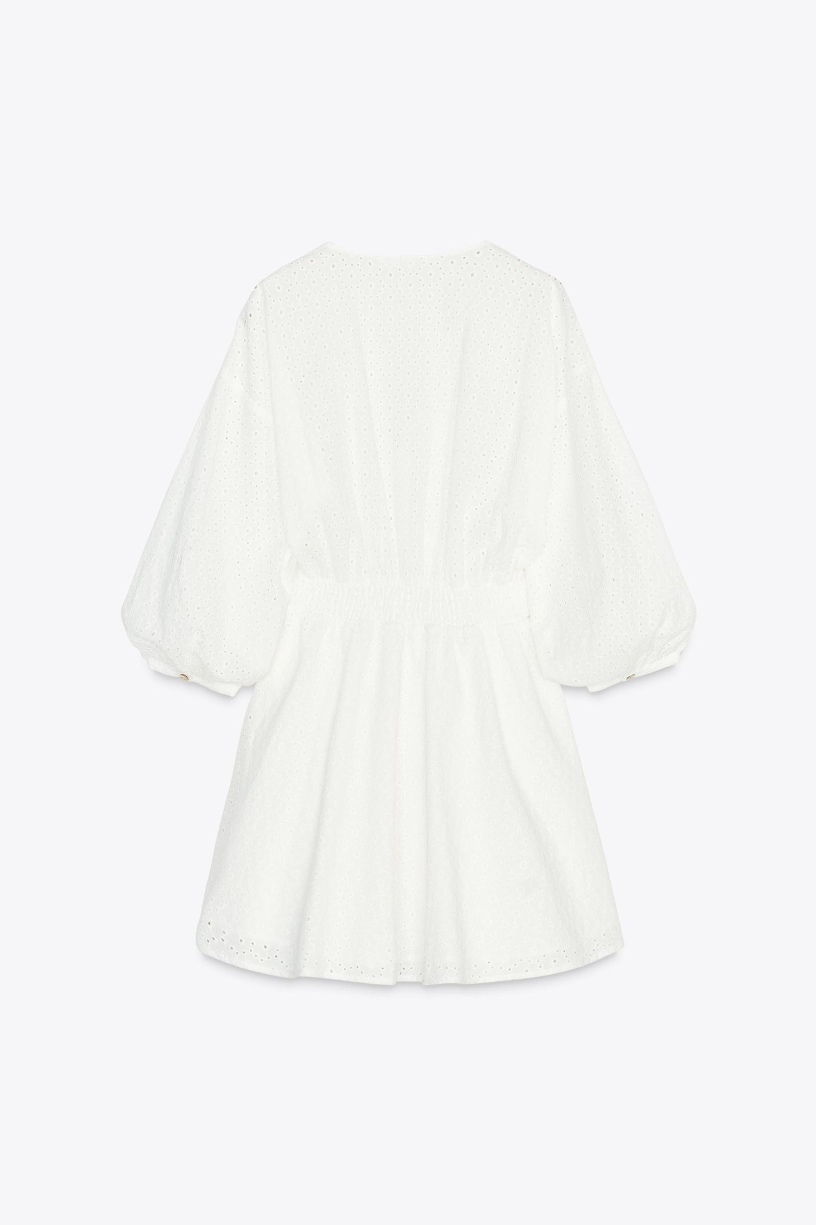 OPENWORK EMBROIDERED MINI DRESS Product Image