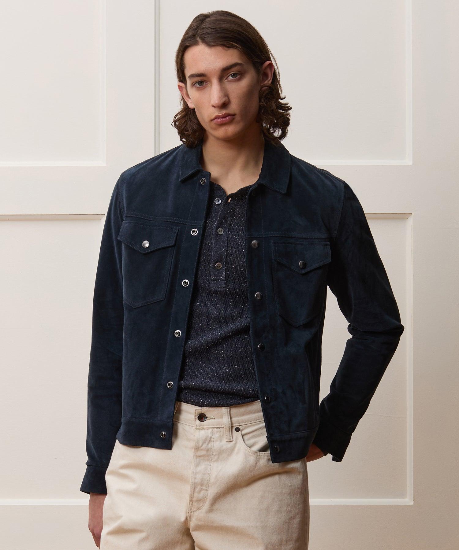 Italian Suede Dylan Jacket Product Image