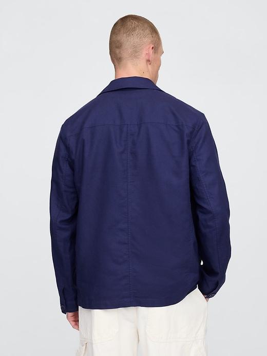 Relaxed Linen-Cotton Blazer Product Image