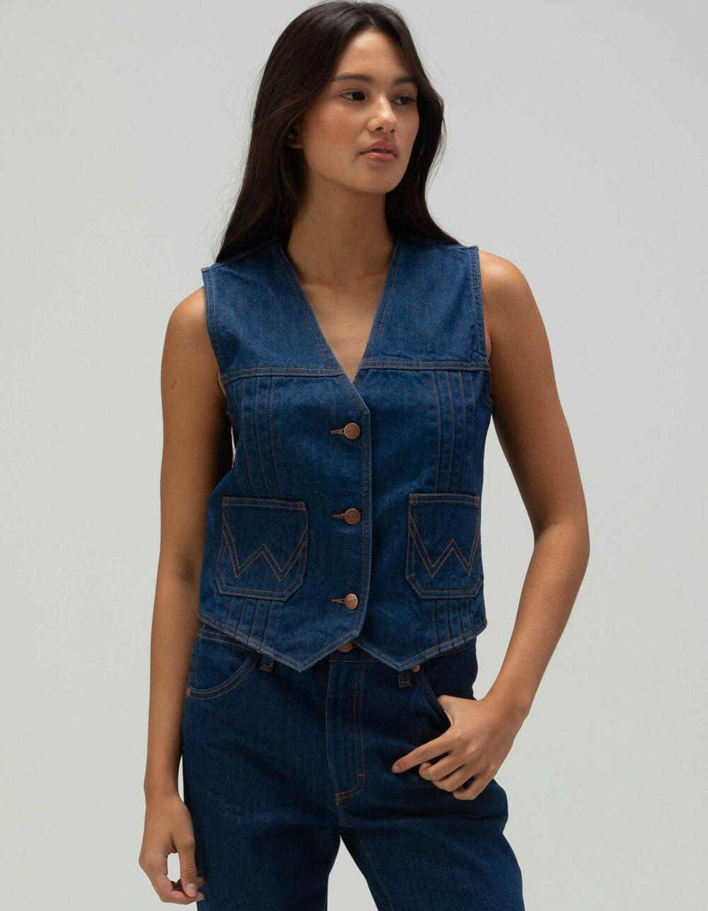 WRANGLER Femme Womens Vest - INDIGO DNM Product Image