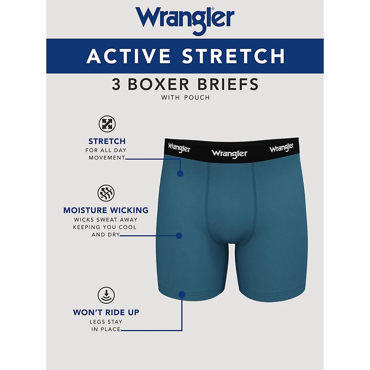 Men's Active Stretch Boxer Briefs (3-pack) in Assorted Product Image