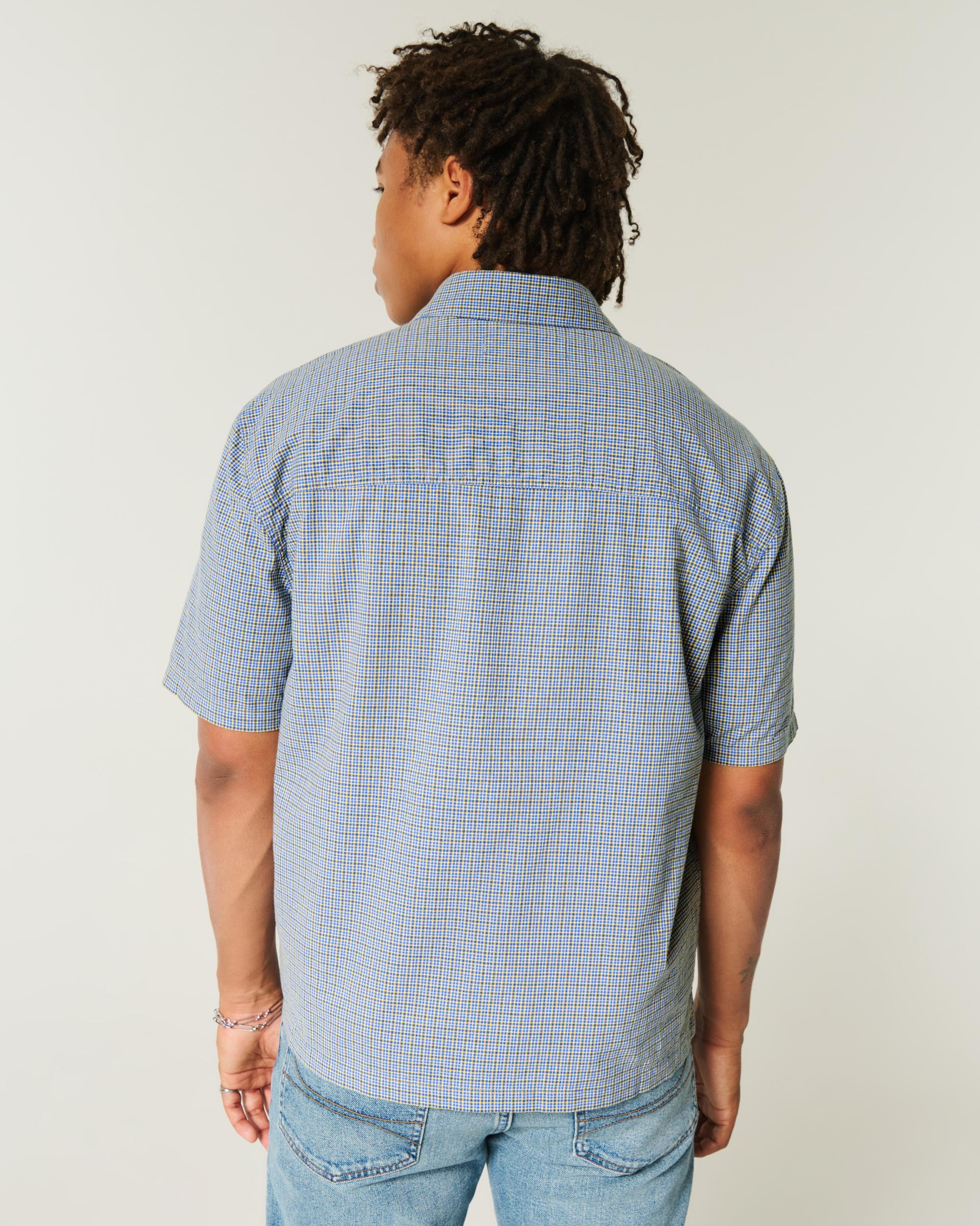 Boxy Short-Sleeve Shirt Product Image