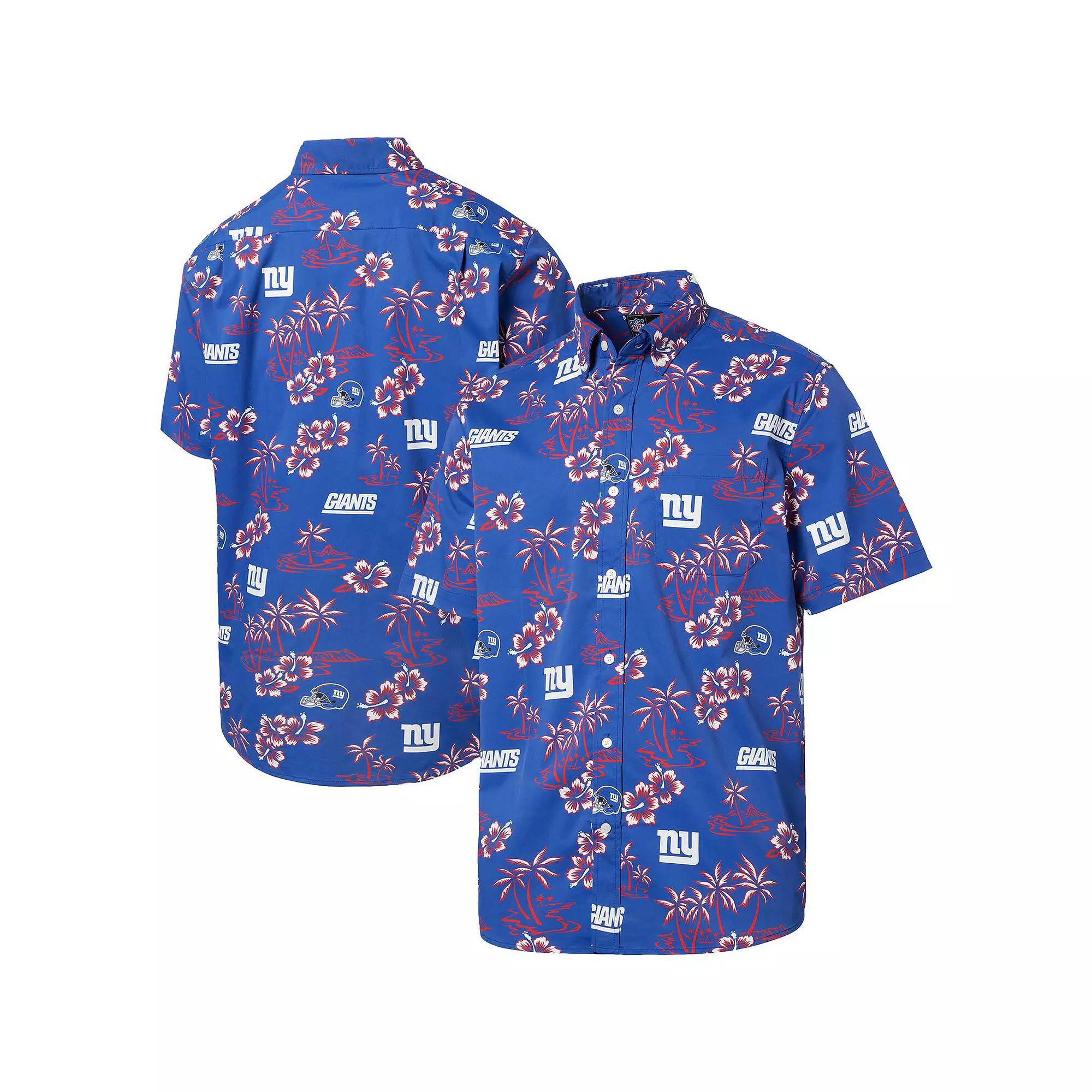 Men's Reyn Spooner Royal New York Giants Kekai Button-Up Shirt,  Product Image