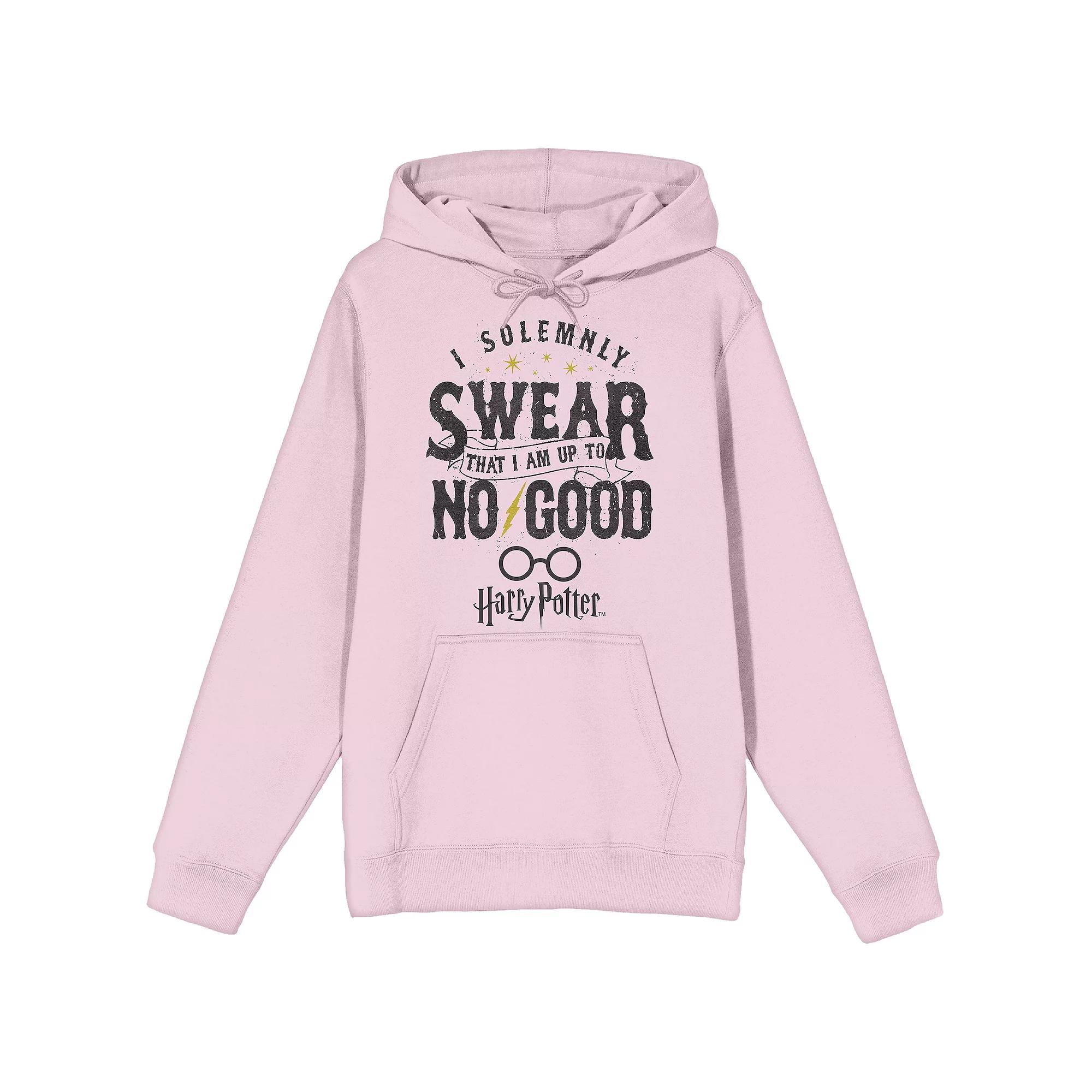 Men's Harry Potter I Solemnly Swear Graphic Hoodie, Size: Small, Pink Product Image