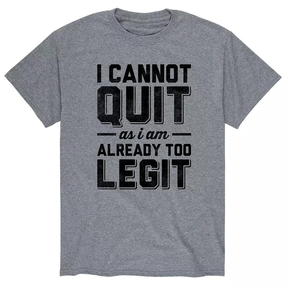 Men's Cannot Quit Too Legit Tee,  Product Image