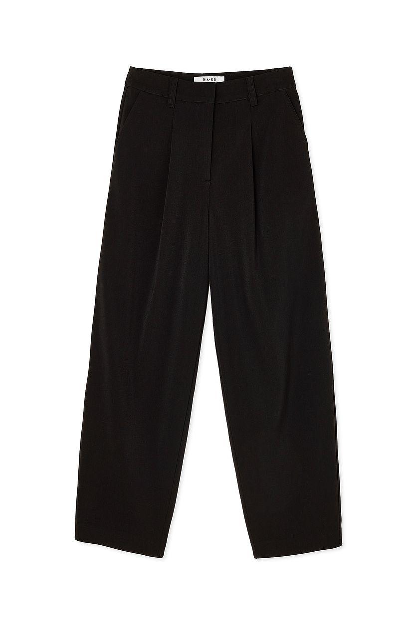 Tapered High Waist Suit Pants Product Image