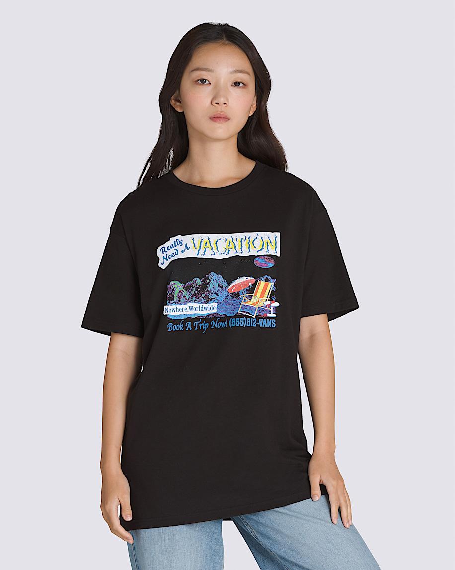 Need a Vacation T-Shirt in Black| Vans US Product Image