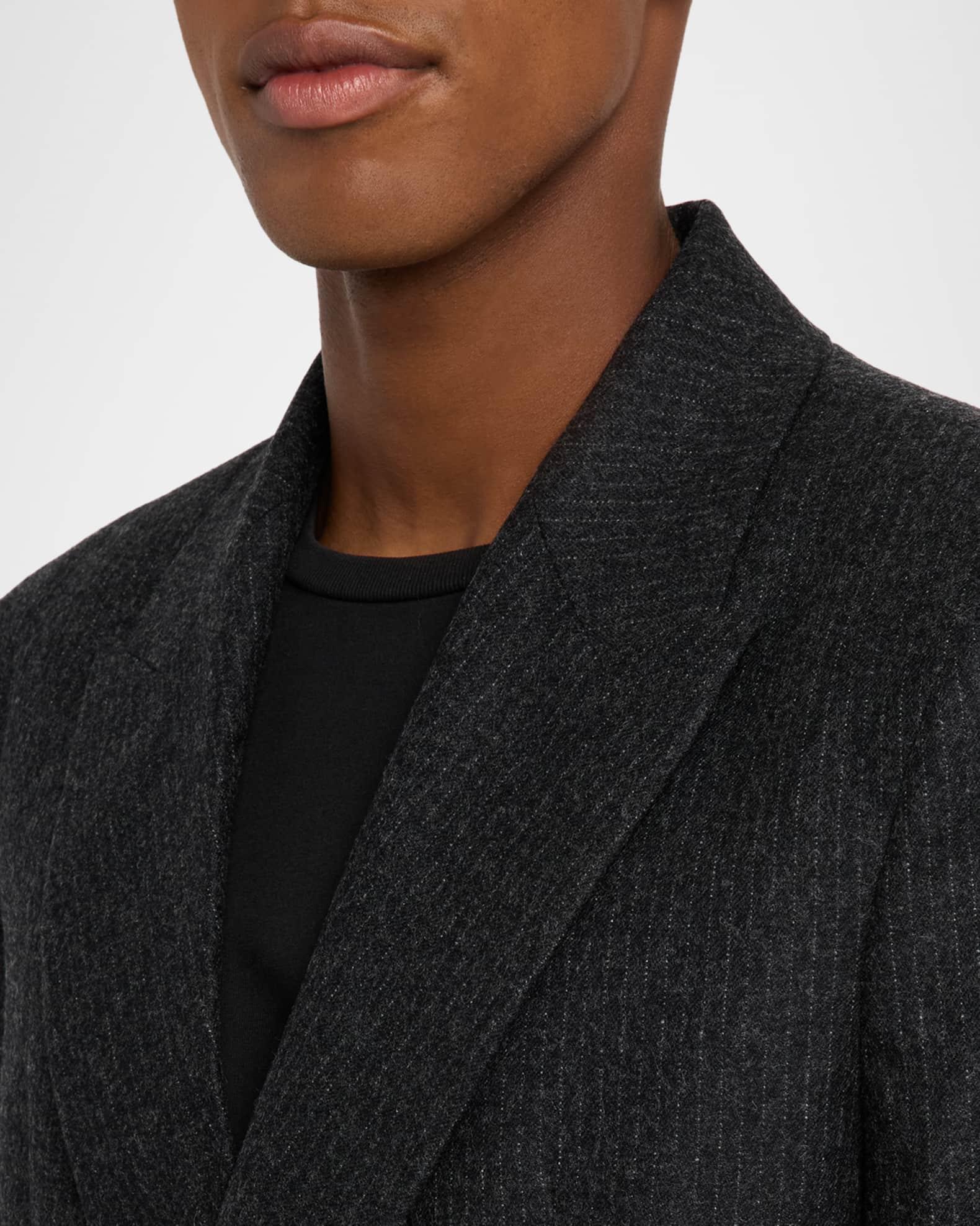 Men's Pinstripe Wool Blazer Product Image