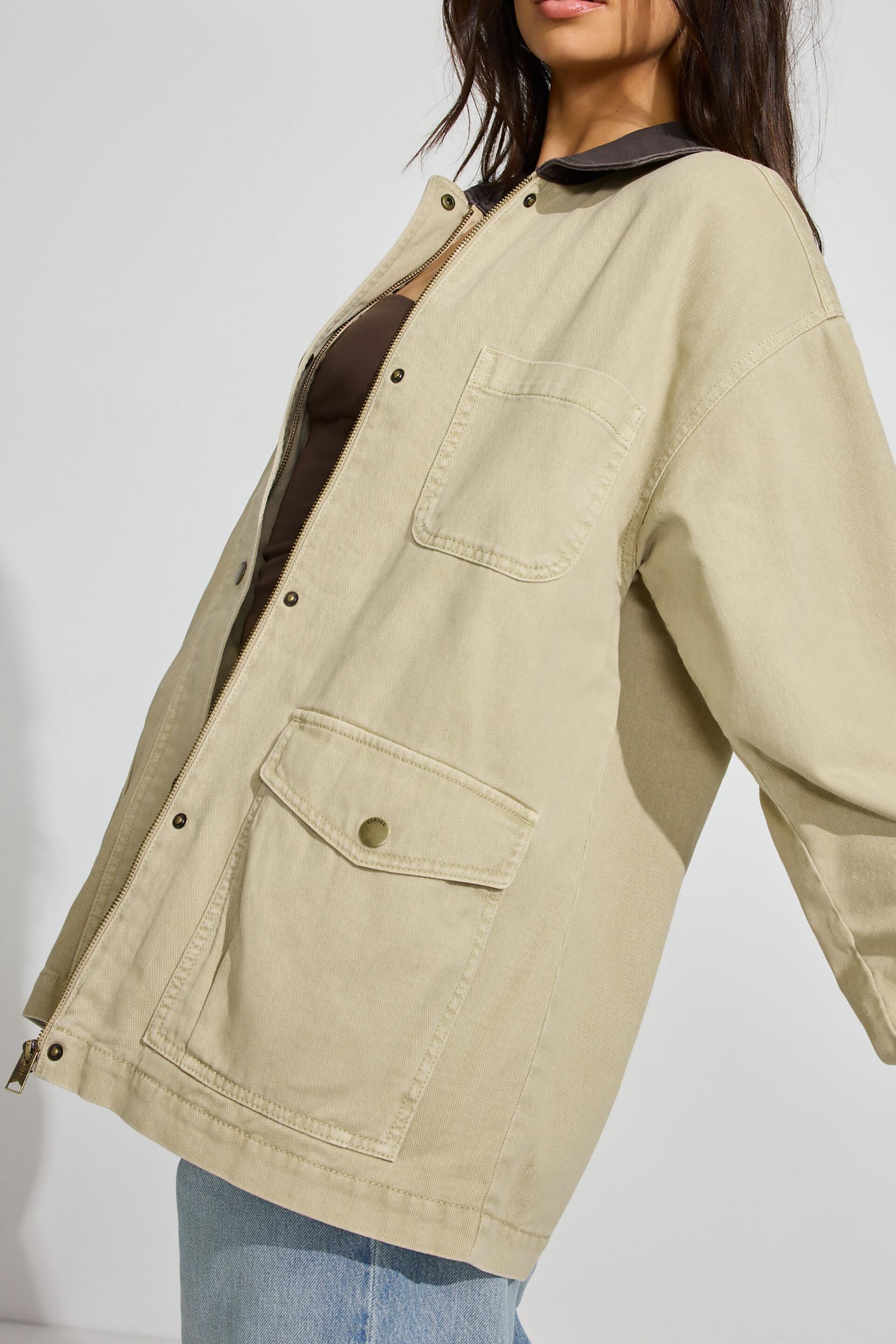 Long Twill Field Jacket Product Image