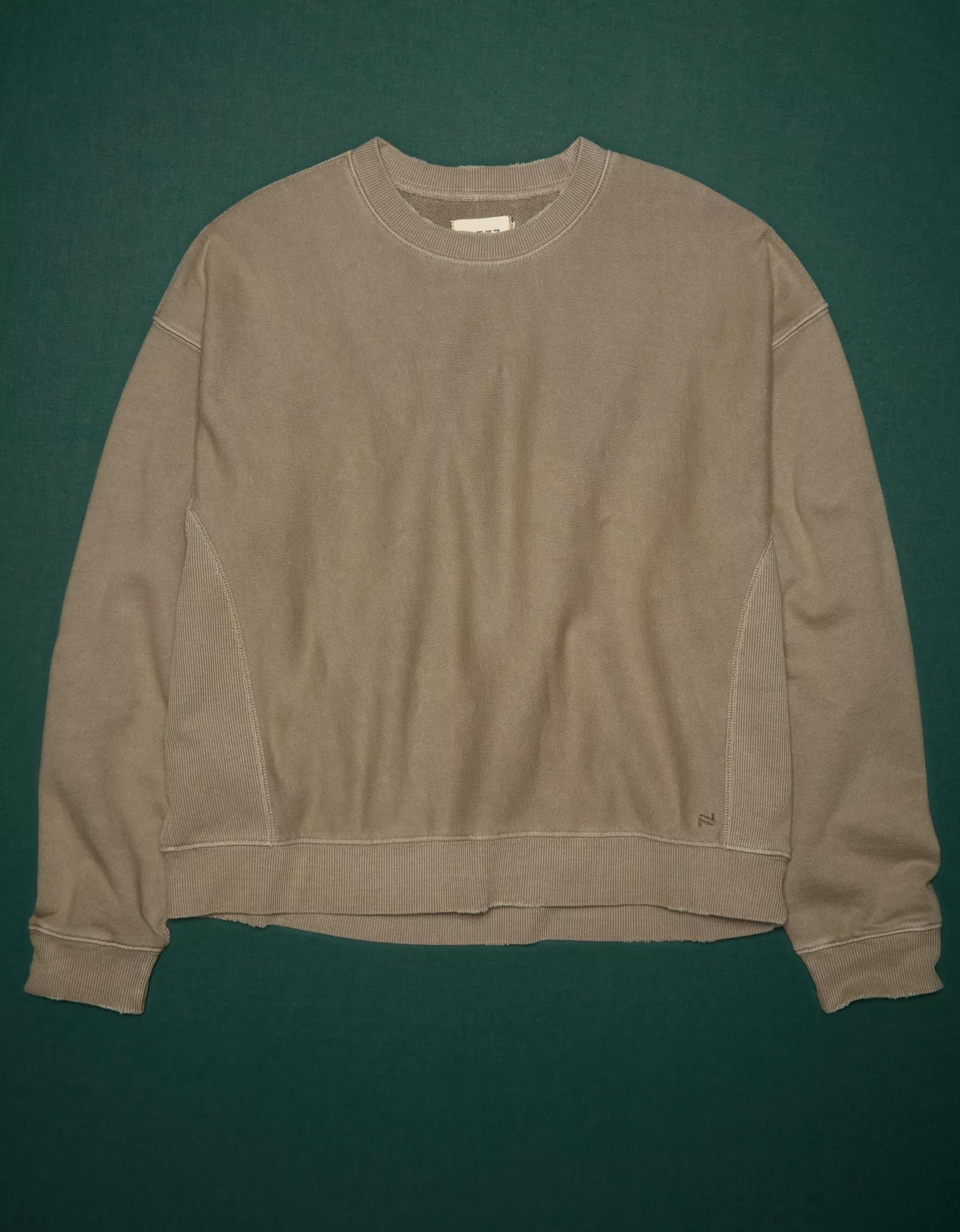 AE77 Premium French Terry Crewneck Sweatshirt Product Image