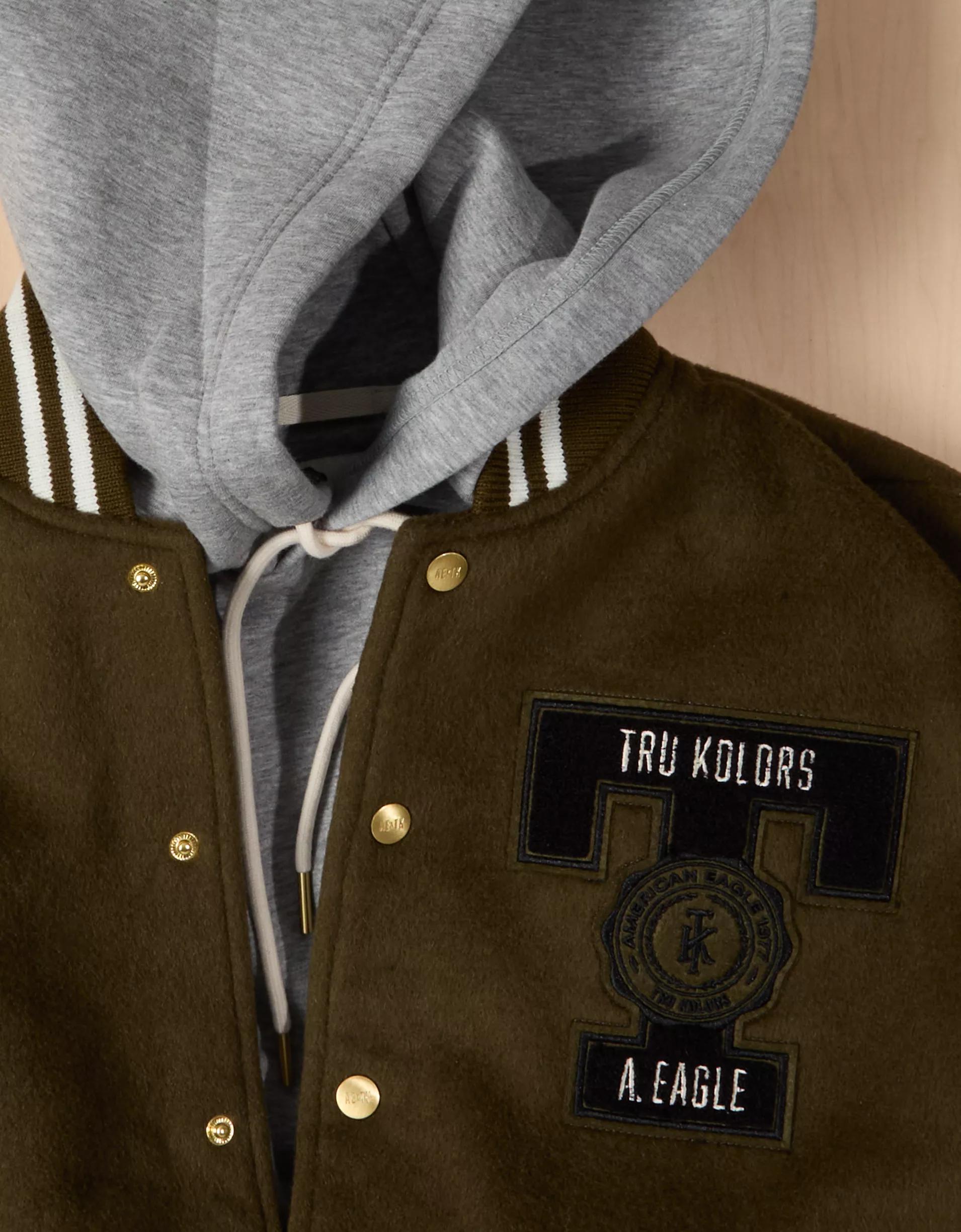AE x Tru Kolors Varsity Jacket Product Image