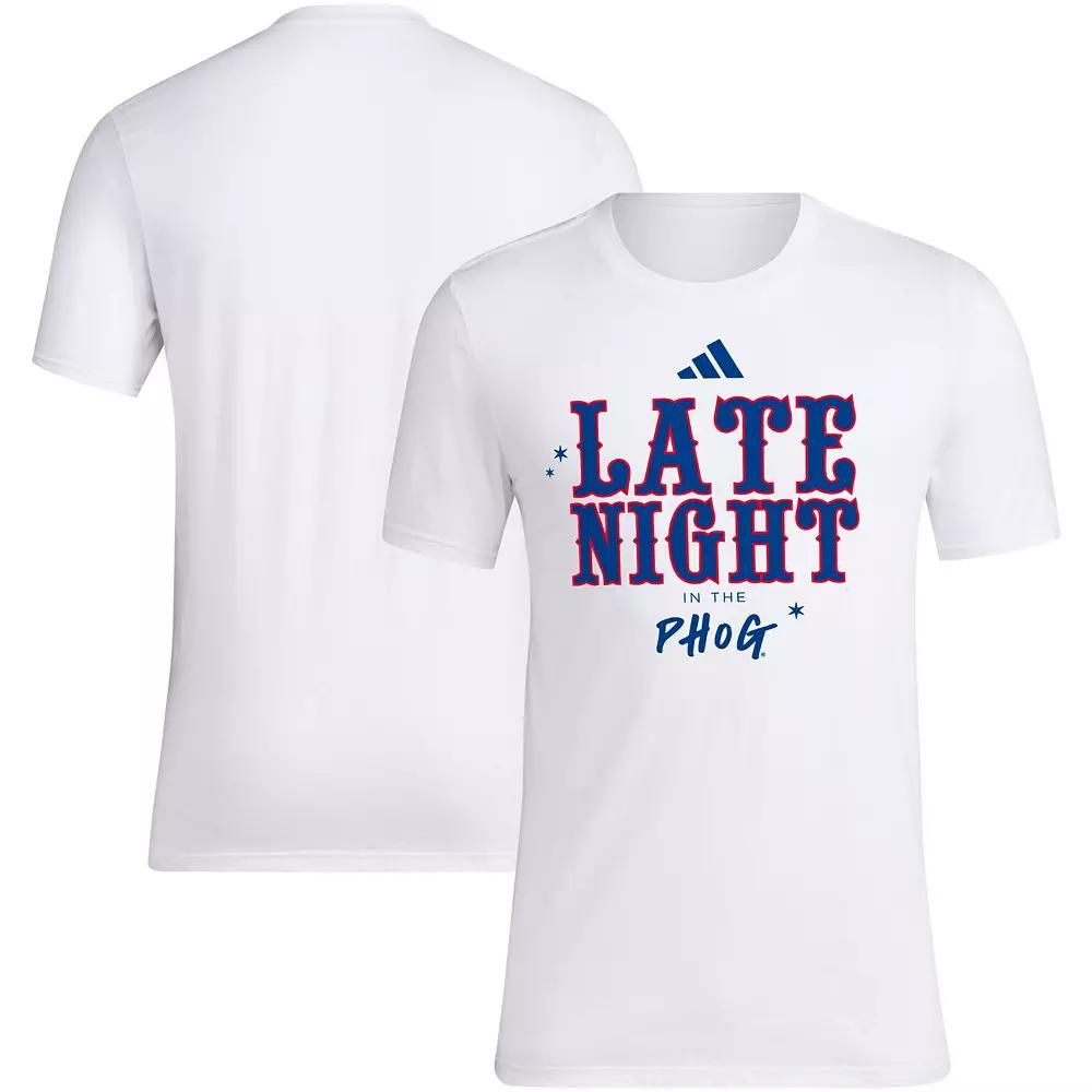 Men's adidas White Kansas Jayhawks Late Night Product Image
