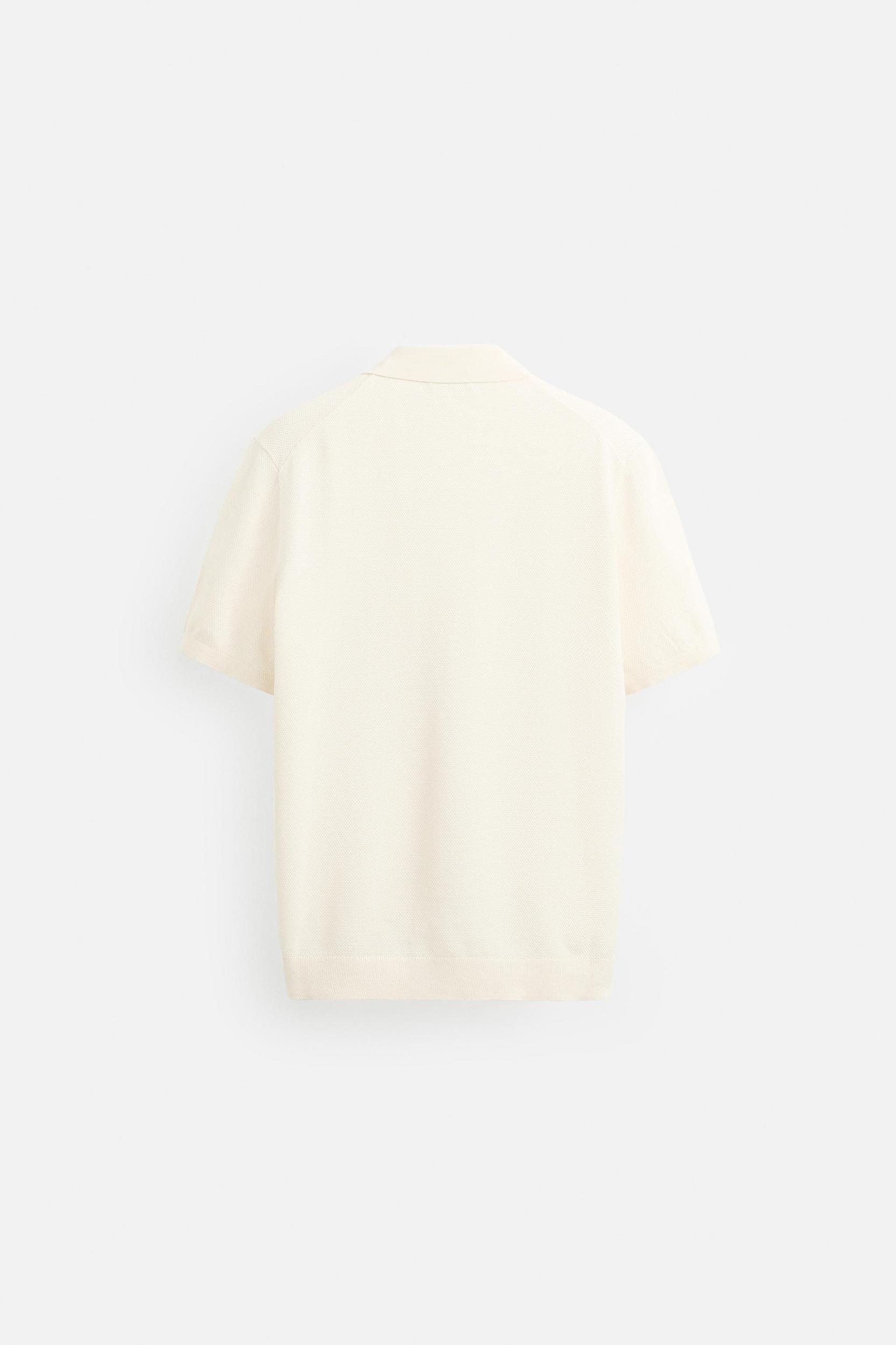 PIQUÉ TEXTURED POLO SHIRT Product Image