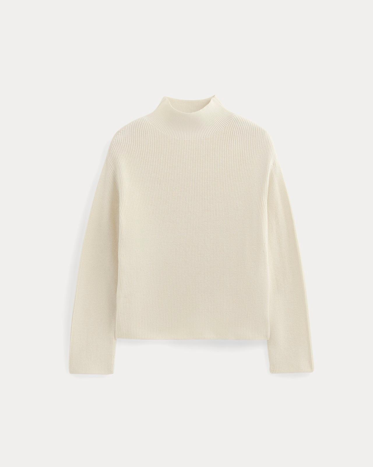 Womens Slouchy Funnel Neck in Everyday Cotton Sweater by Everlane Product Image