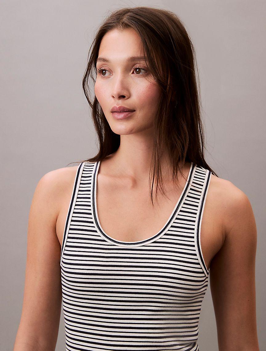 Cotton Contour Rib Tank Product Image