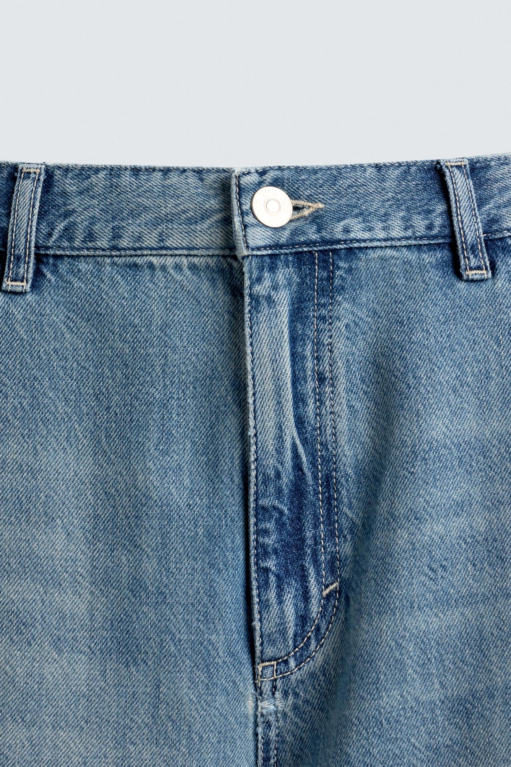 STRAIGHT FIT DENIM CHINO PANTS Product Image