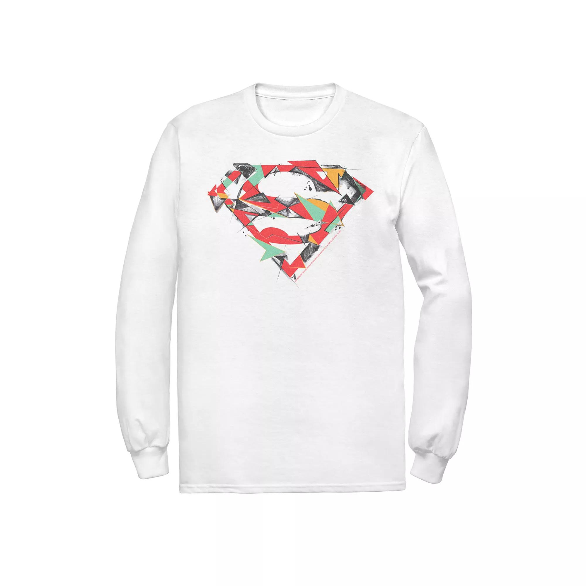 Men's DC Comics Superman Polygon Chest Logo Tee,  Product Image