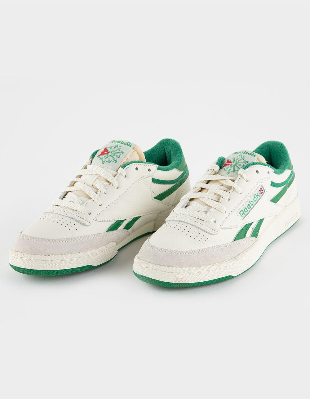 REEBOK Club C Revenge Vintage Mens Shoes - WHT/GREEN Product Image