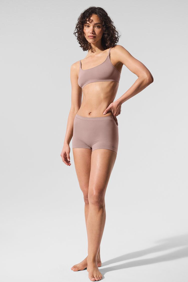 Sheer Glow Boyshort - Taupe Female Product Image