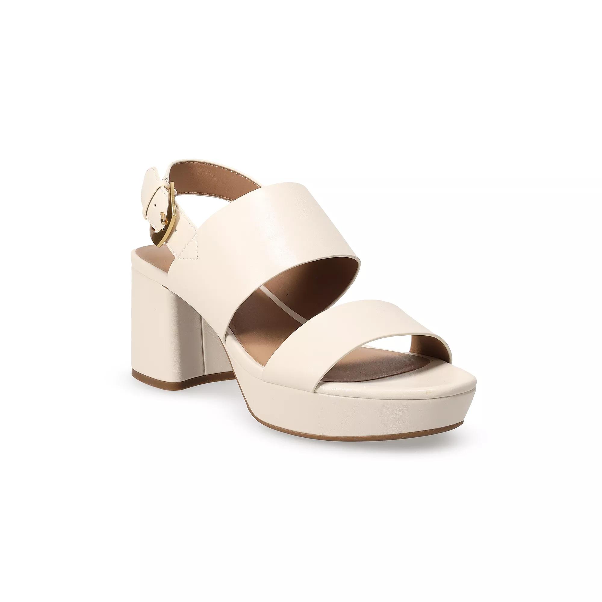 Sonoma Goods For Life® Two-Strap Women's Platform Sandals,  Product Image