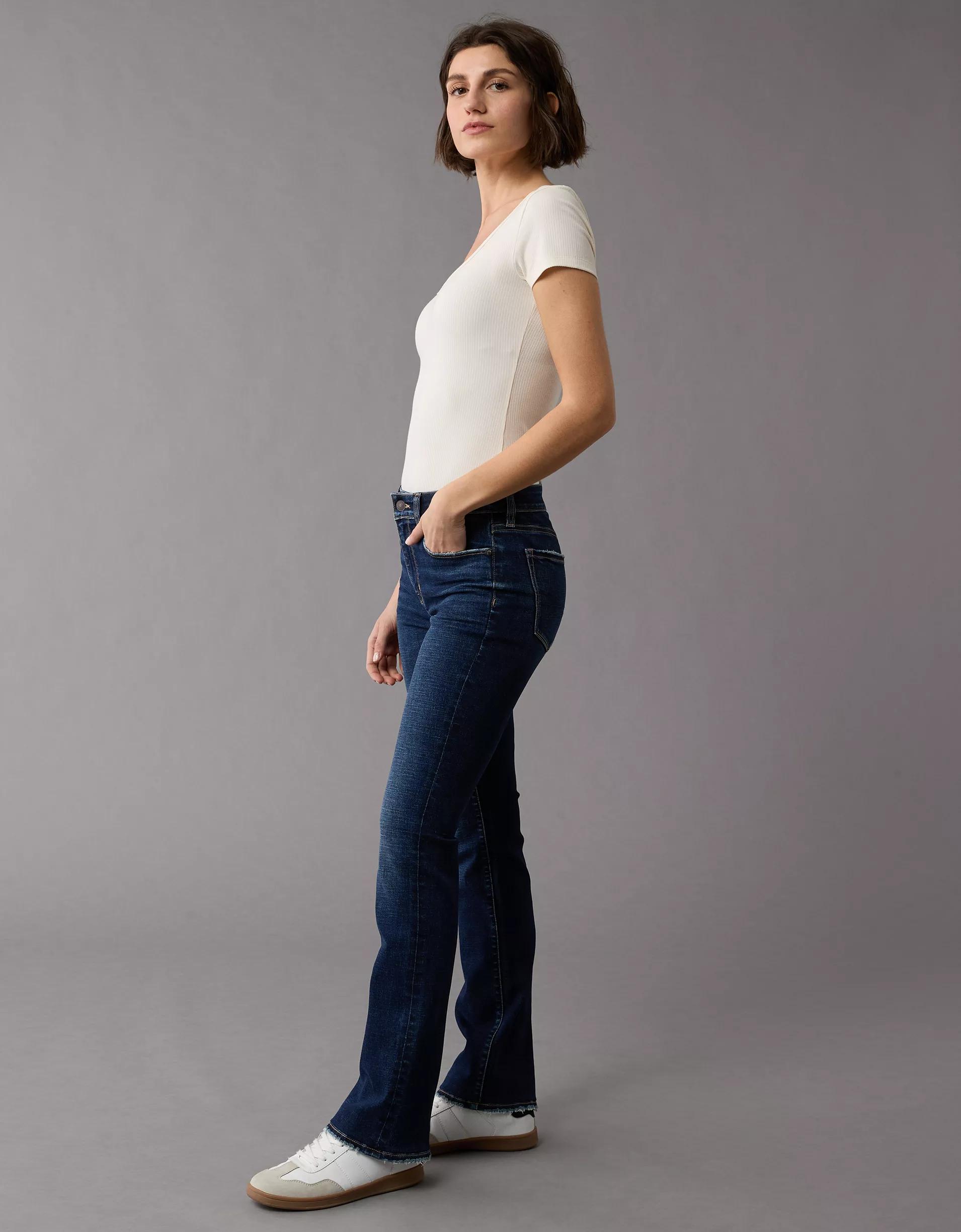 AE Next Level High-Waisted Skinny Kick Jean Product Image