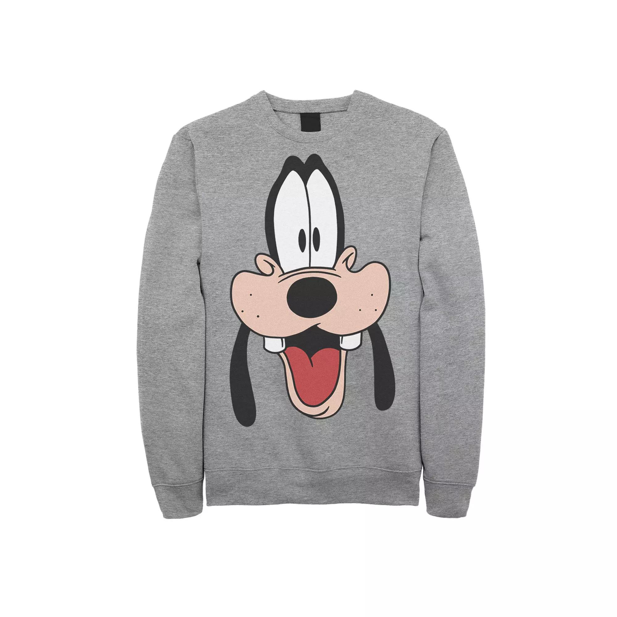 Disney's A Goofy Movie Men's Goofy Big Face Sweatshirt,  Product Image