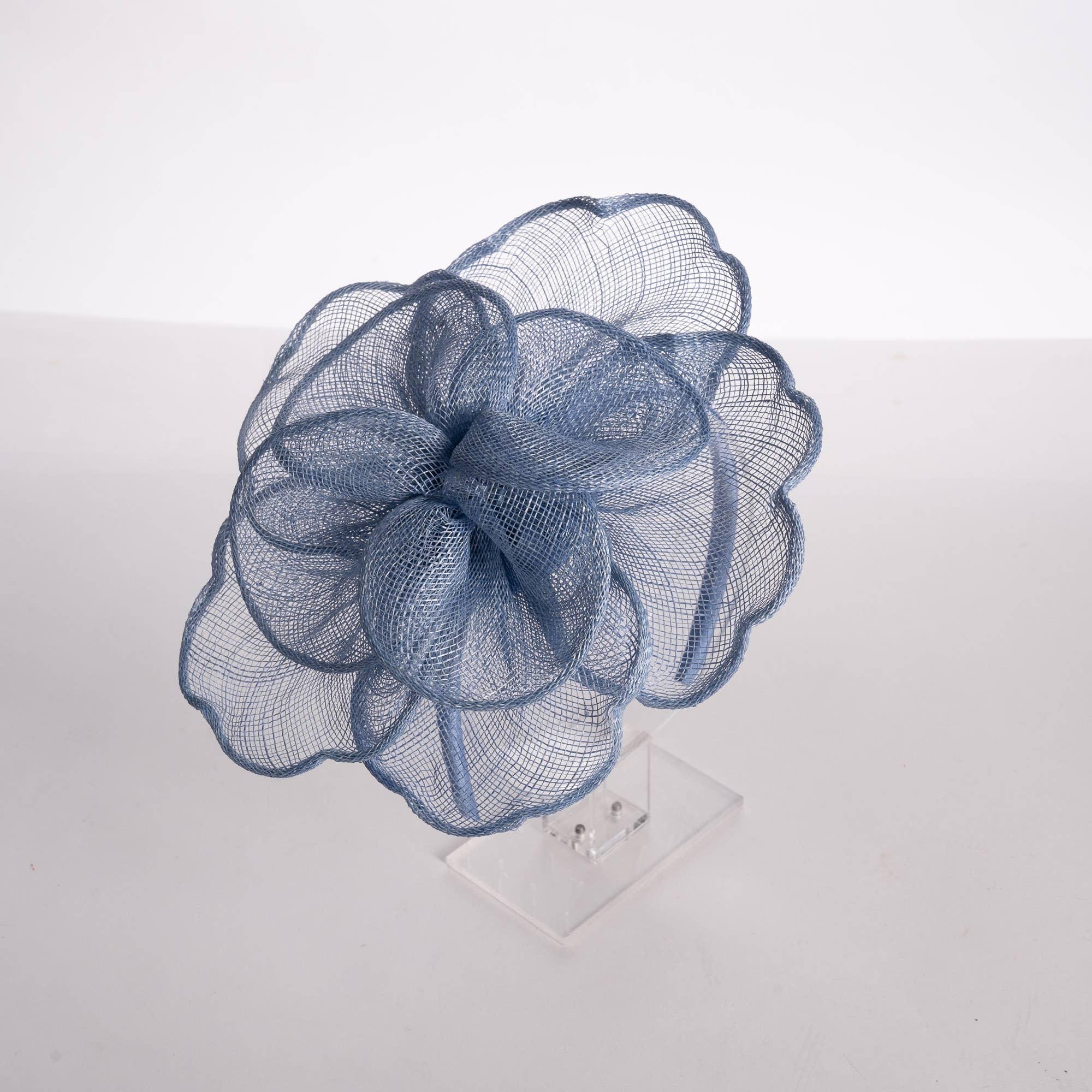 Sinamay Peony Pedal Narrow Headband Fascinator Product Image