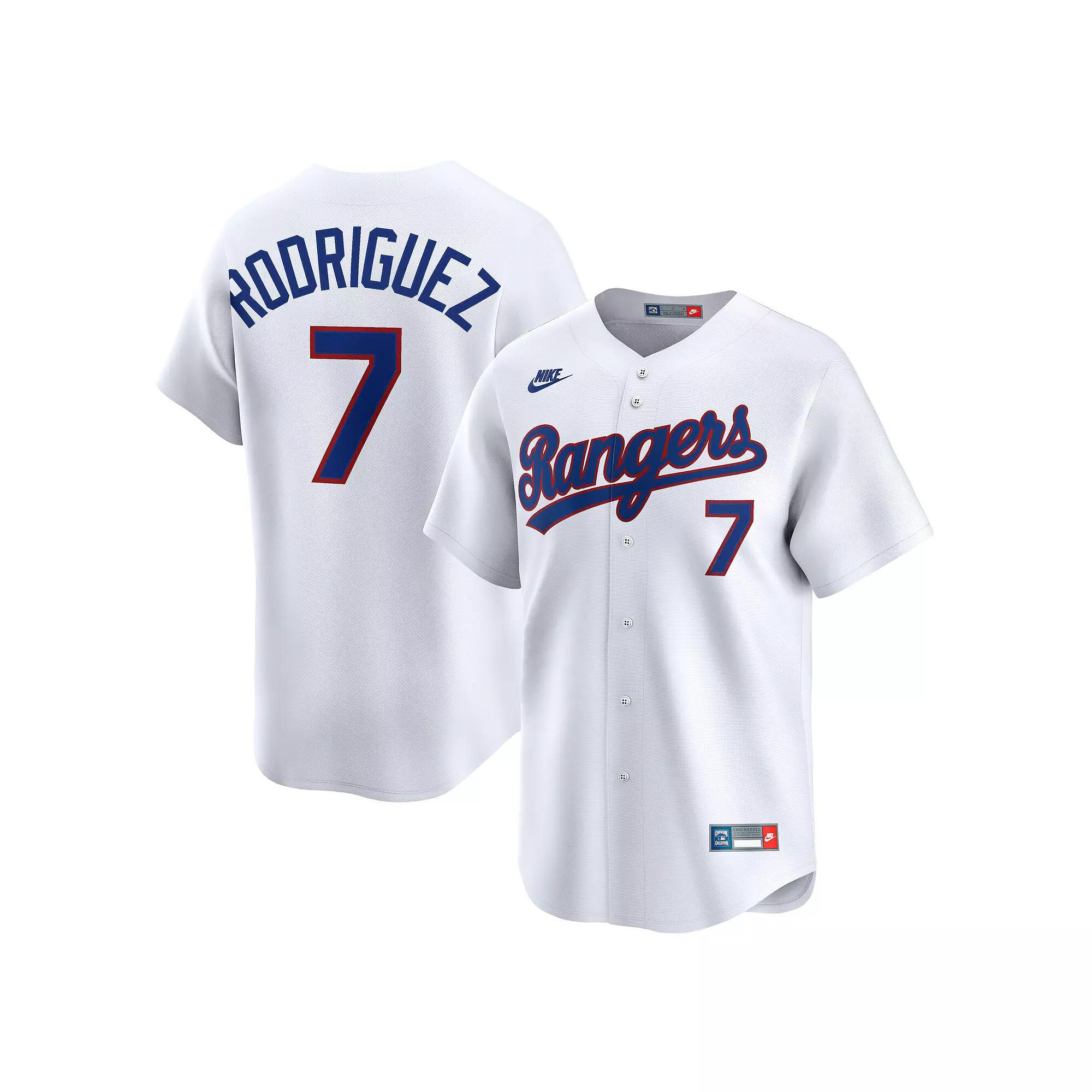 Ivn Rodrguez Texas Rangers Cooperstown Nike Mens Dri-FIT ADV MLB Limited Jersey | CO25TXC1QRN-WXX Product Image