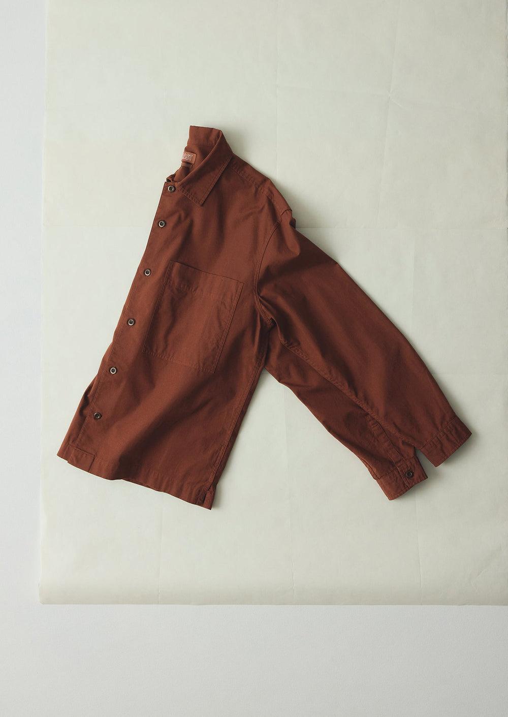 Garment Dyed Oxford Shirt | Cinnamon Product Image