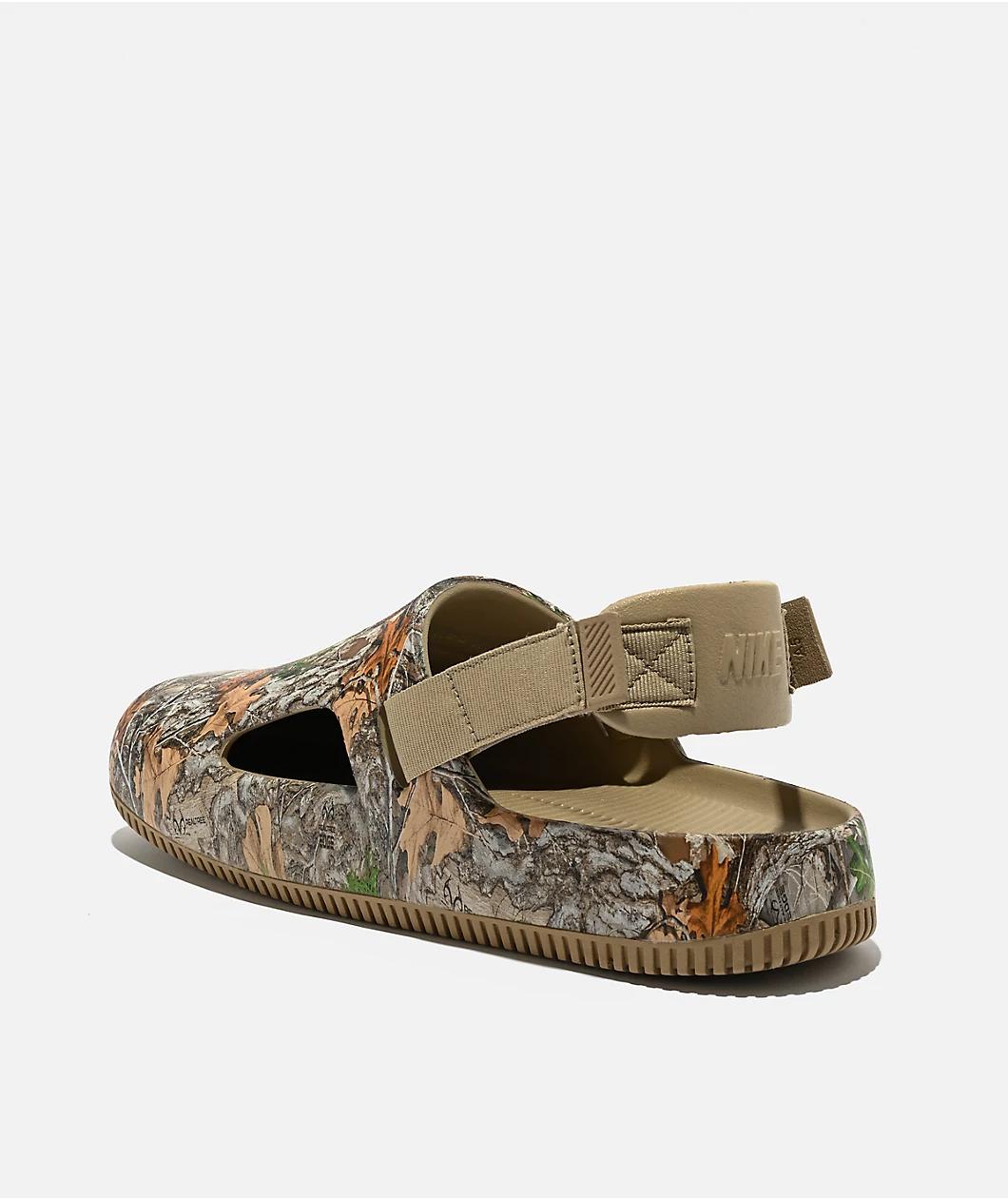 Nike x Realtree Calm Camo & Khaki Mule Sandals Product Image
