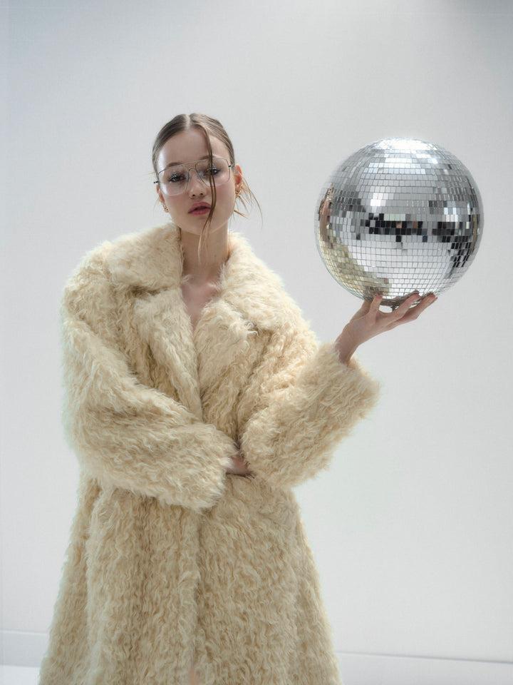 Serenne Coat — Ivory Product Image