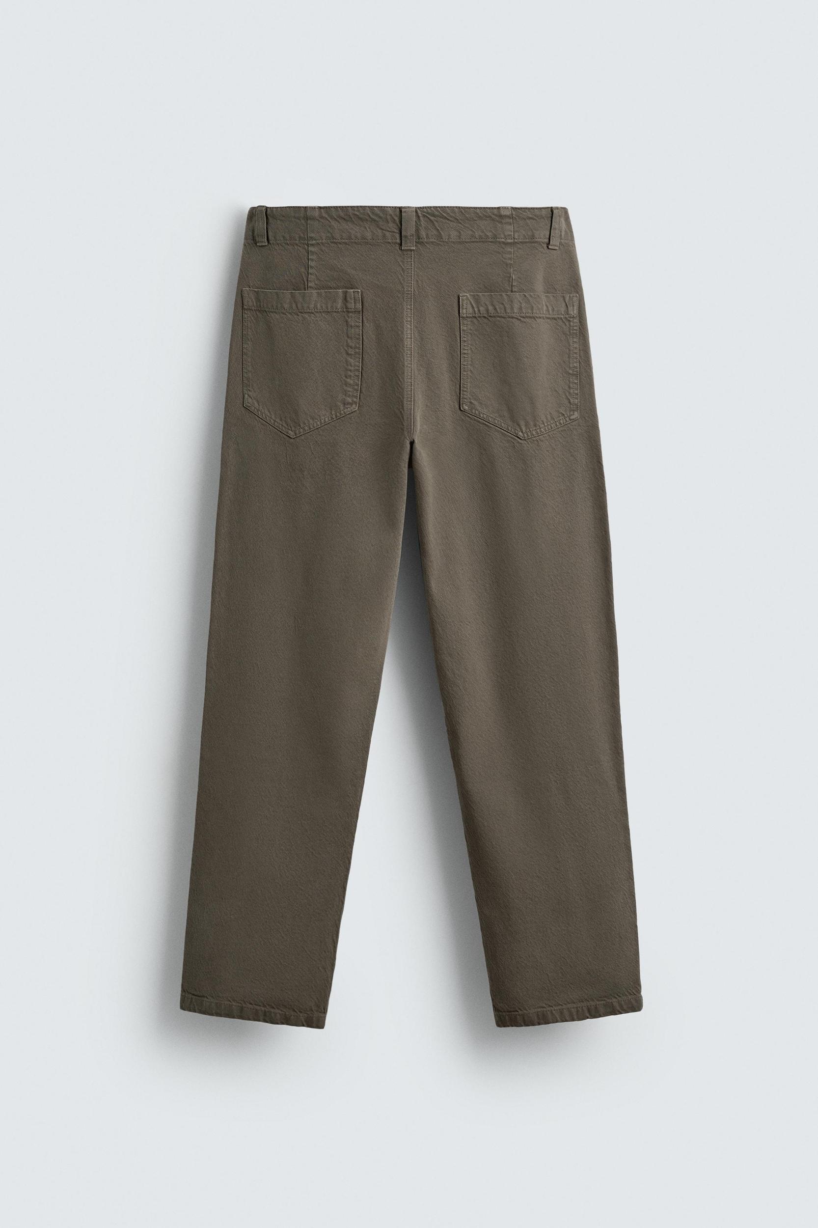 WASHED RELAXED FIT PANTS Product Image