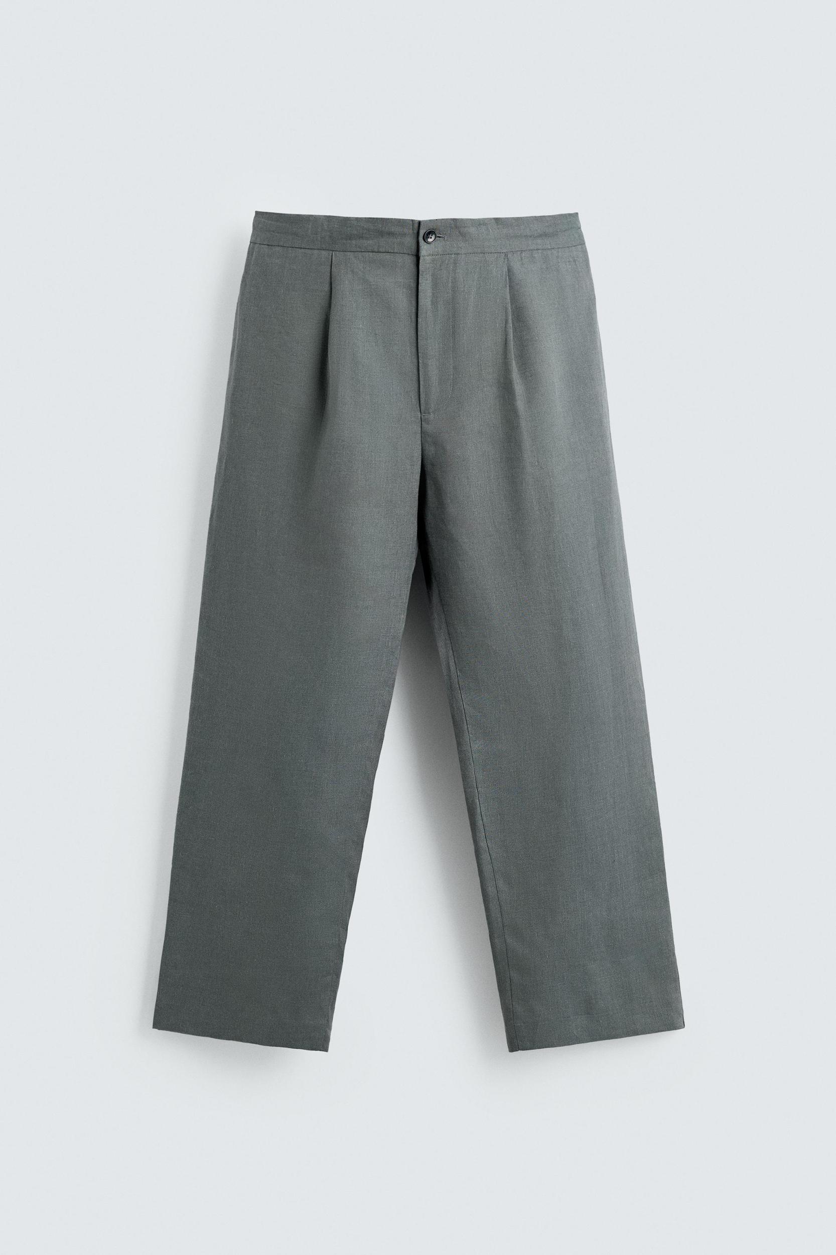 100% LINEN SUIT PANTS Product Image