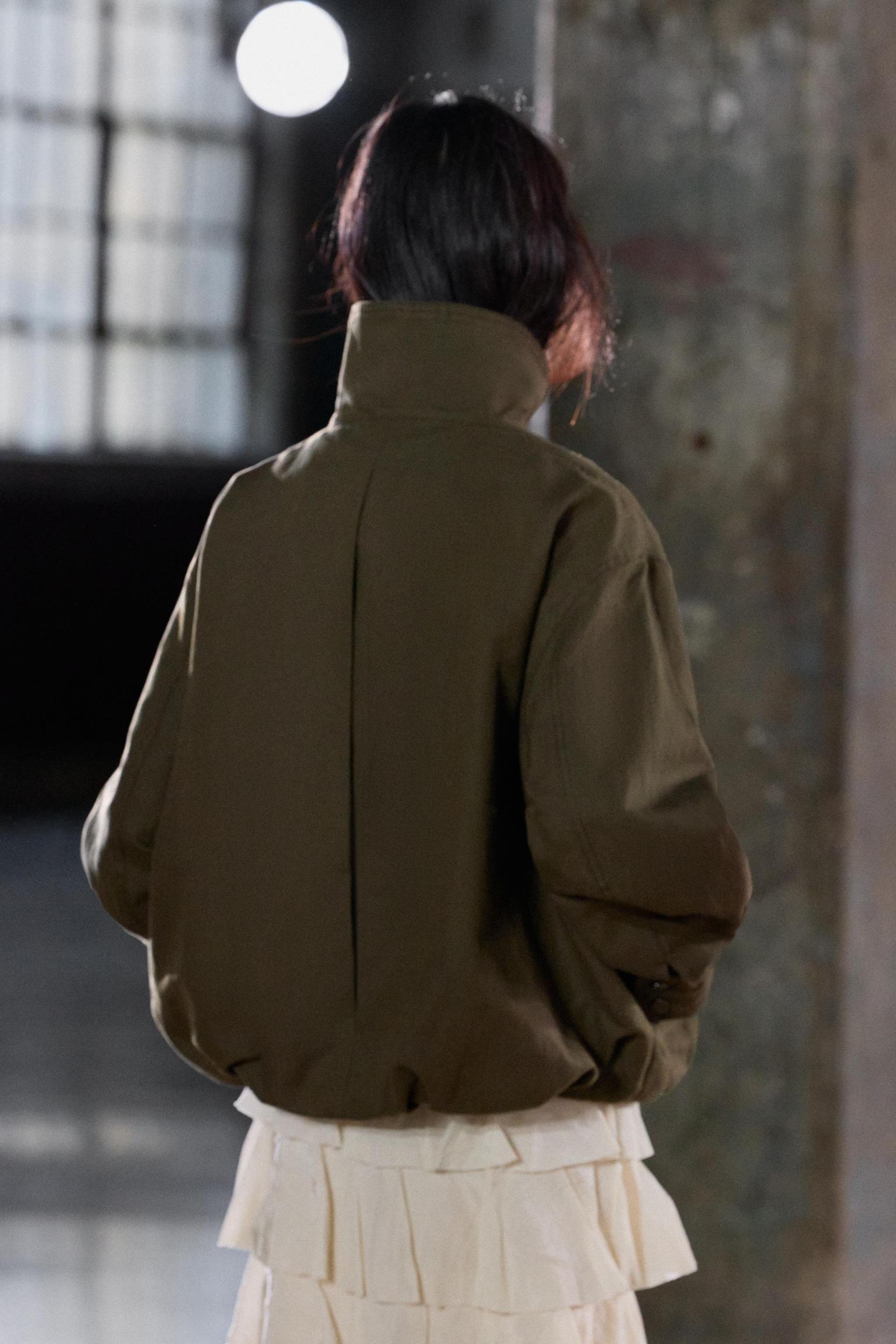 BUCKLE BOMBER JACKET ZW COLLECTION Product Image