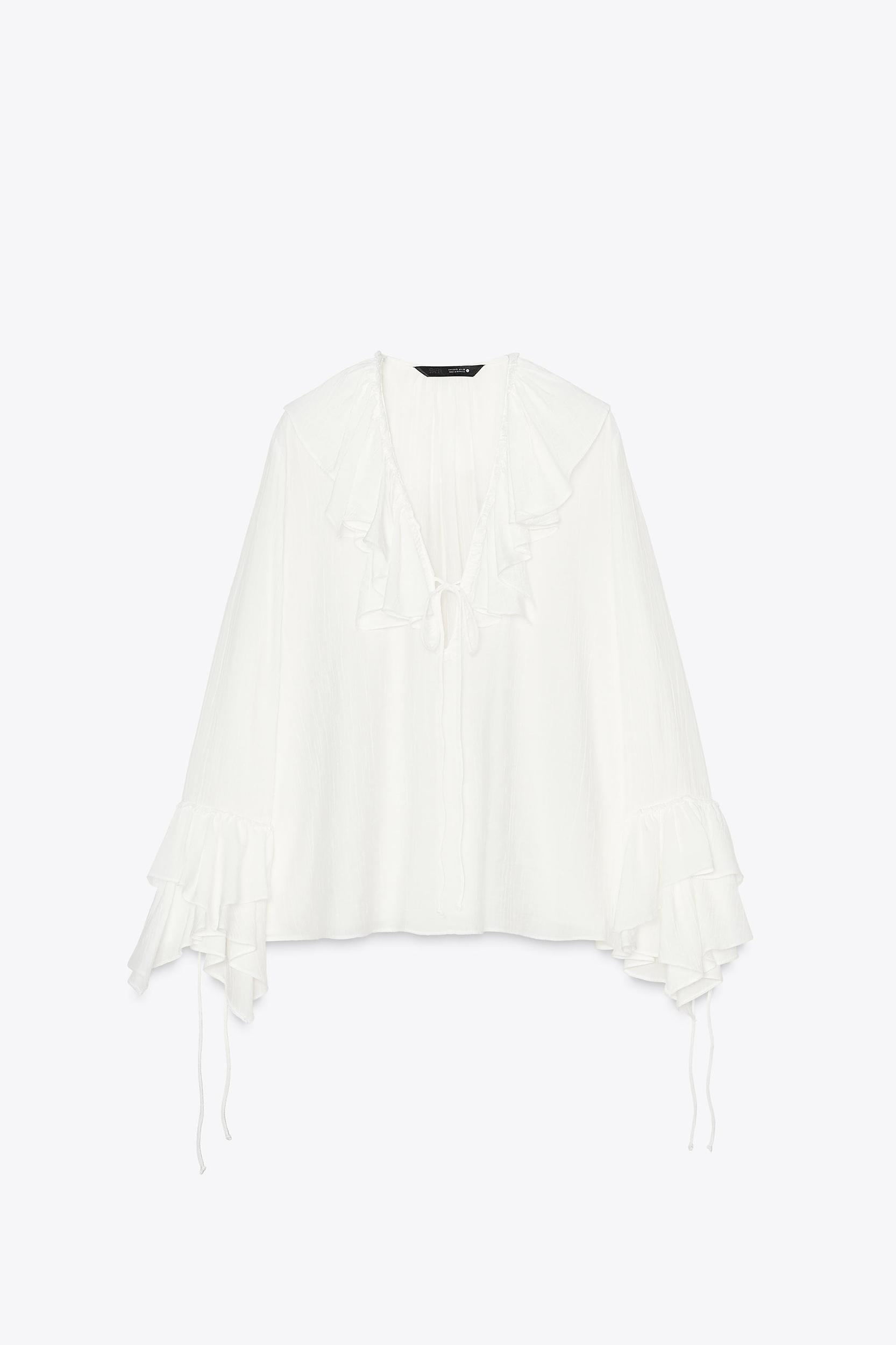 ZW COLLECTION RUFFLED SHIRT Product Image