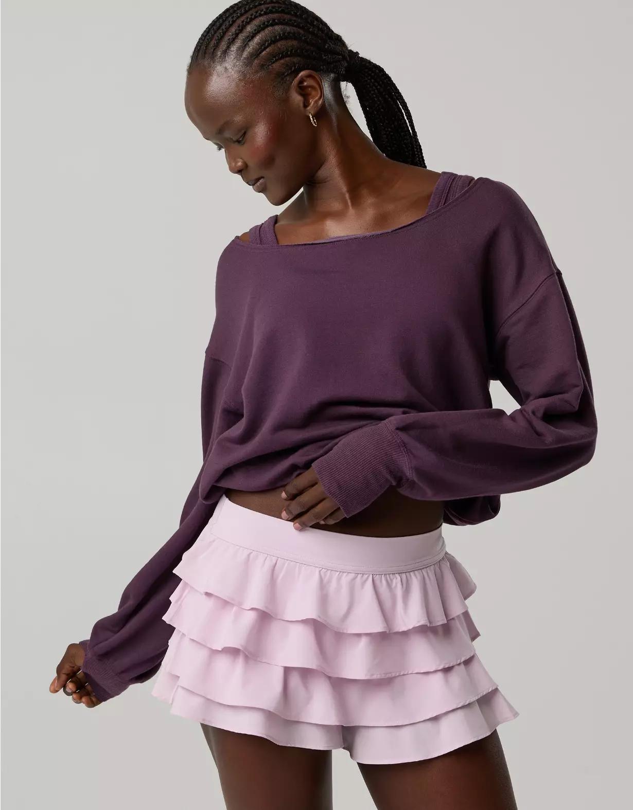 OFFLINE By Aerie Real Me Ruffle Flirty Short Product Image