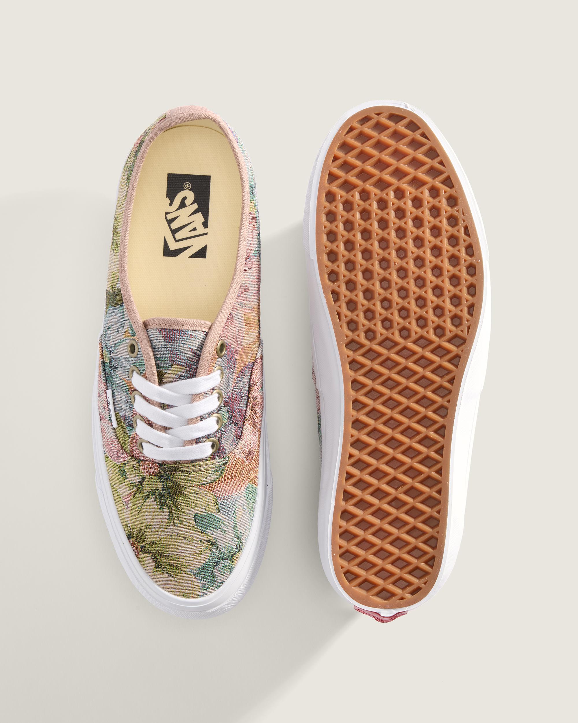 Premium Authentic Shoe in Warm Taupe Beige / True White| Vans US Product Image