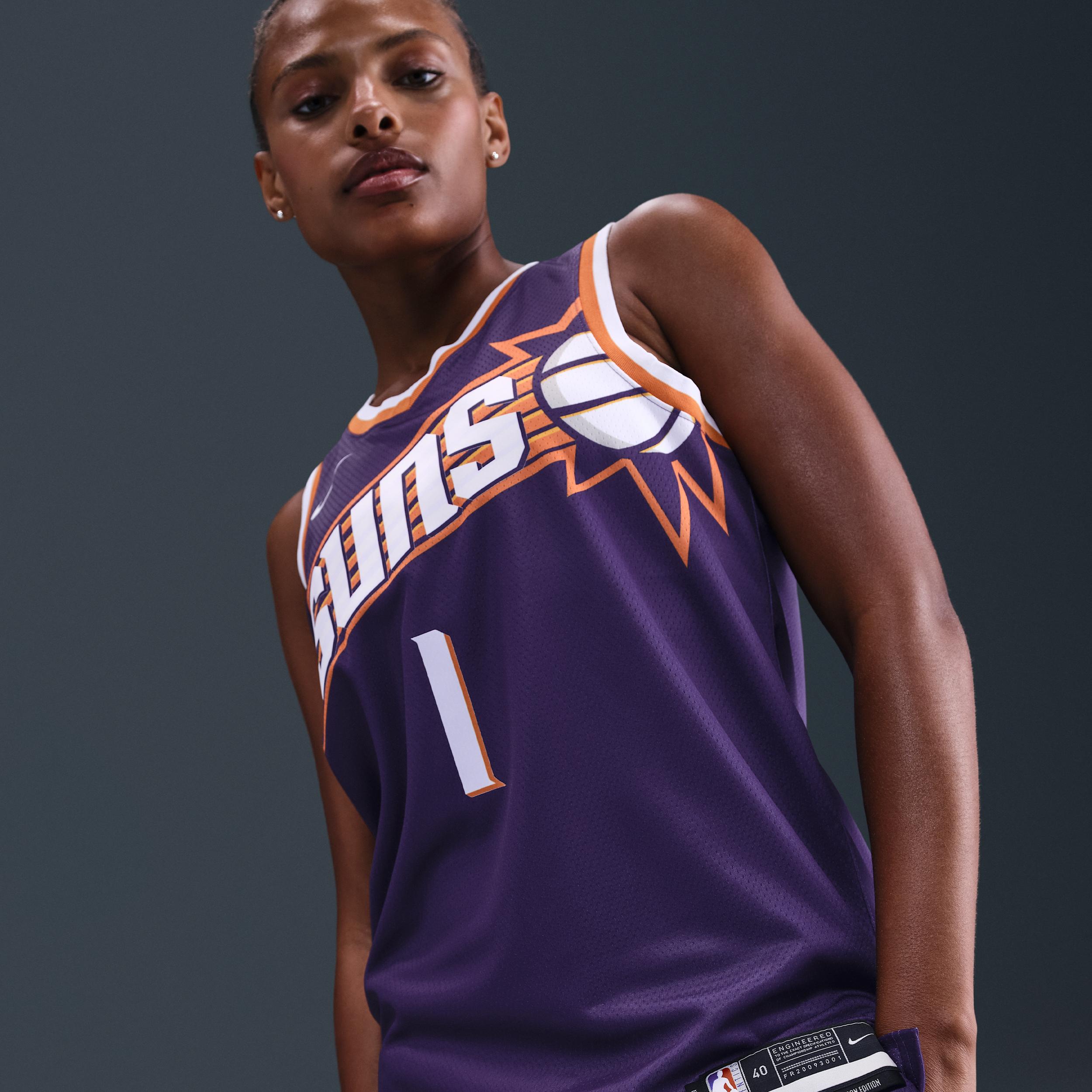 Phoenix Suns Icon Edition Nike Mens Dri-FIT NBA Swingman Jersey | DV4855-566 Product Image