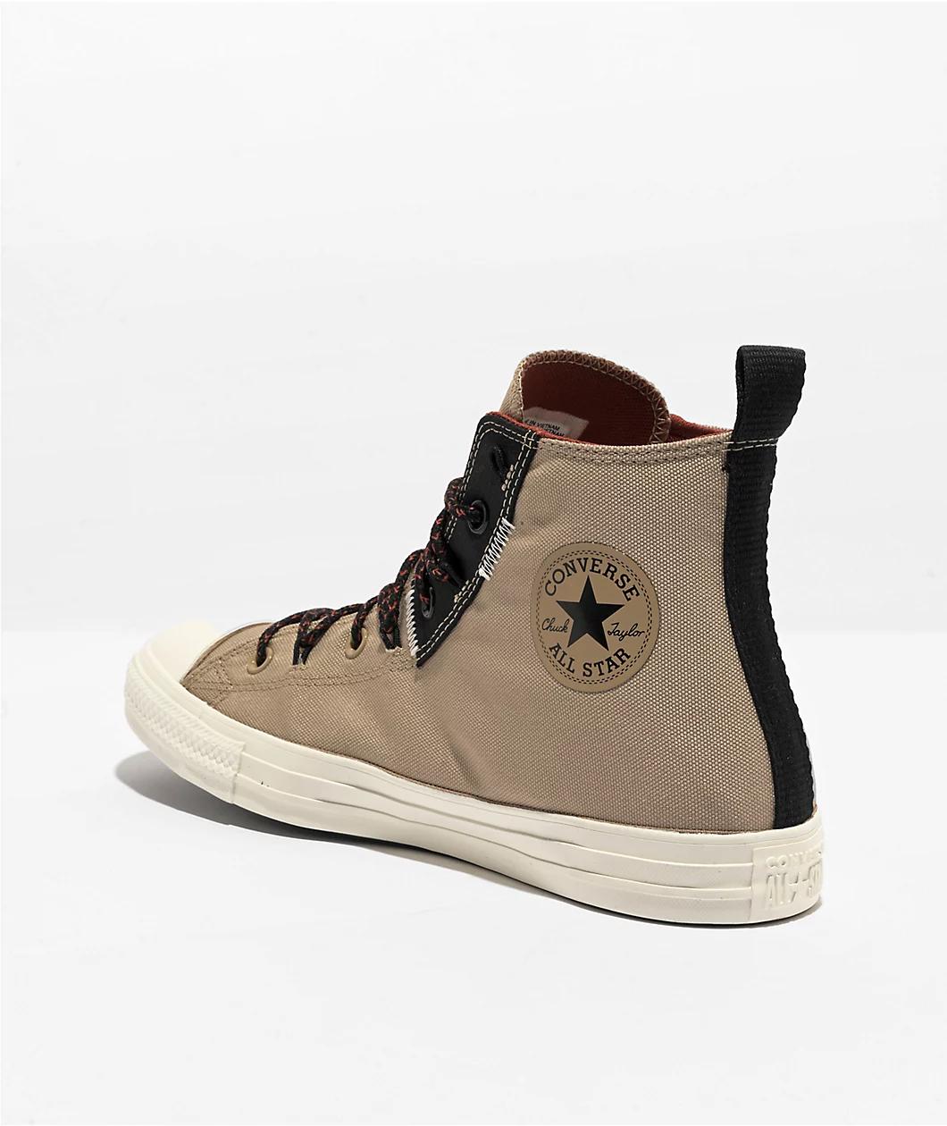 Converse Chuck Taylor All Star Classic Fashion Khaki High Top Shoes Product Image