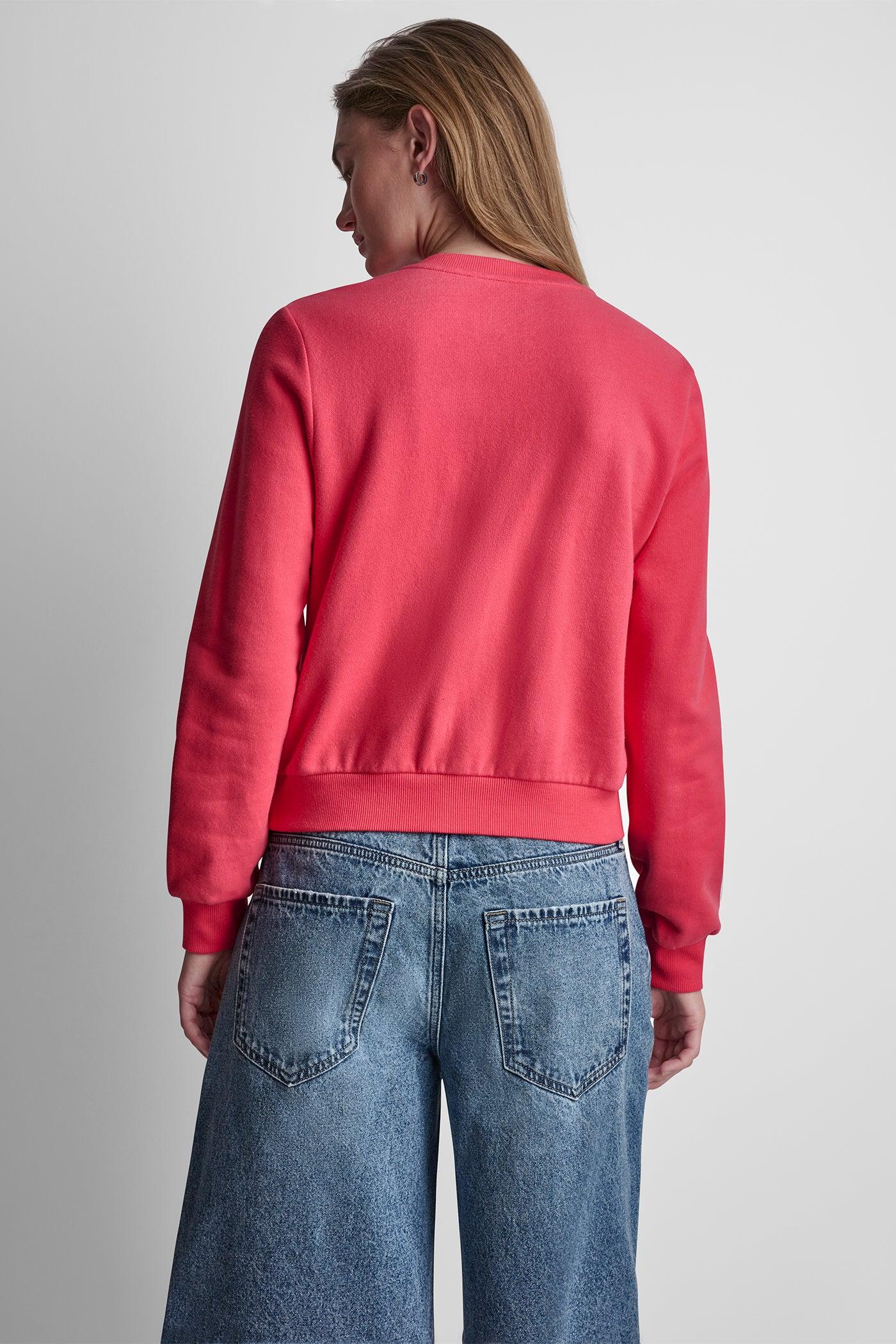 BUTTON FRONT SHRUNKEN LOGO JACKET Product Image